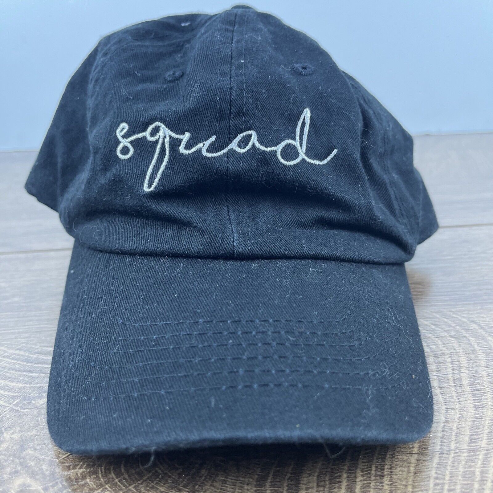 Other Squad Hat Black Cap Squad Hat Adjustable Hat Black Adult Hat Size ONE SIZE - 1 Thumbnail