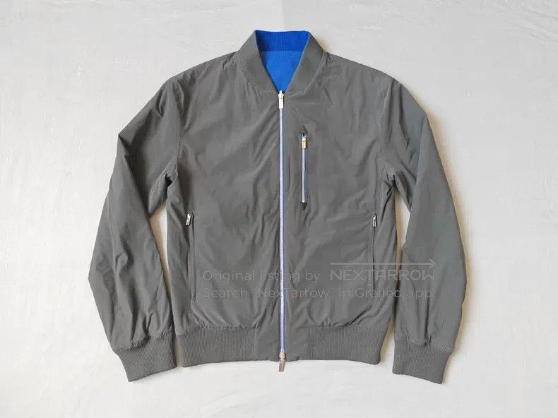 Other Hermes Two-Sided Winter Jacket with Grey and Blue, Quilted Size US S / EU 44-46 / 1 - 1 Thumbnail