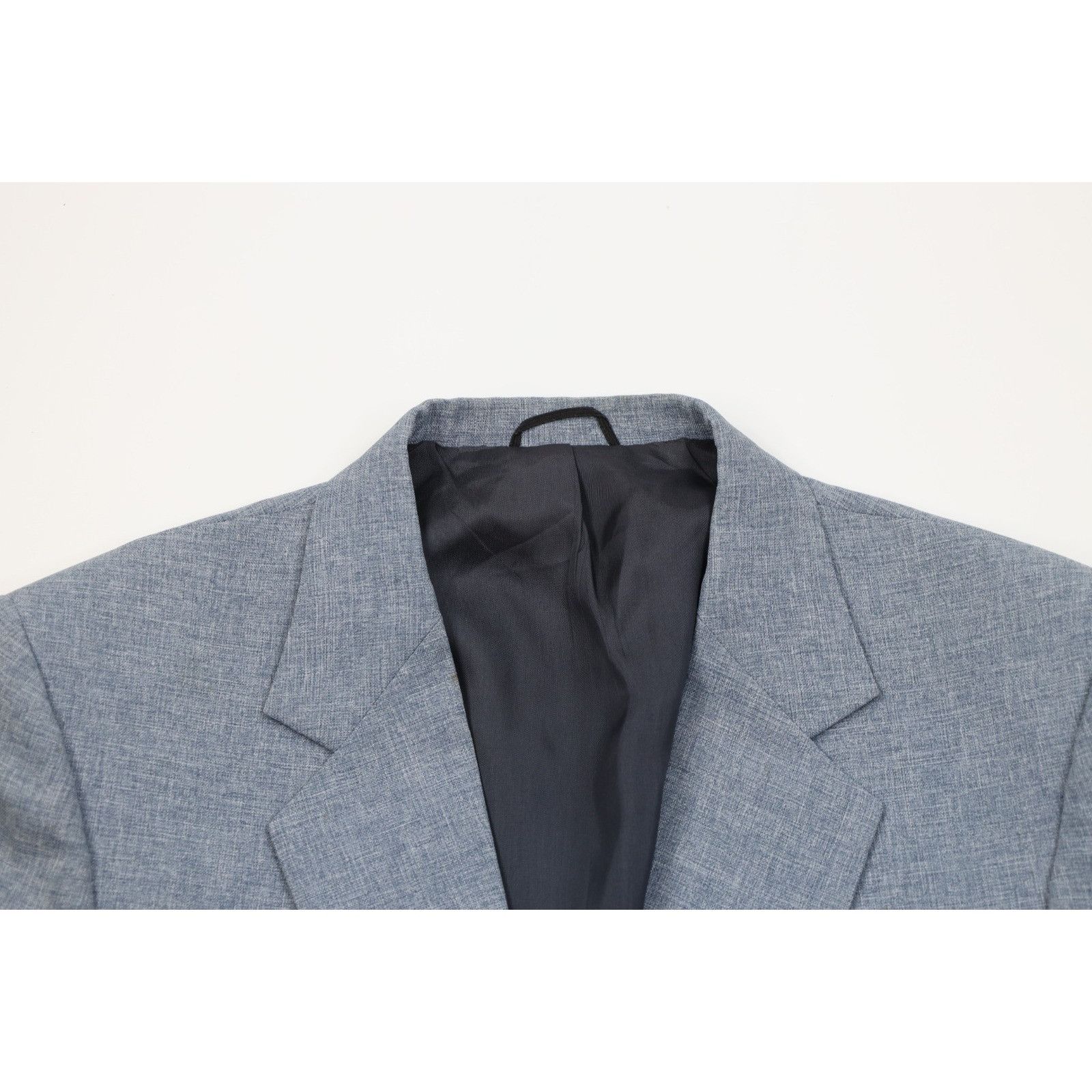 Vintage Vintage 70s Streetwear 2 Piece Chambray Knit Suit Size 44S - 3 Thumbnail