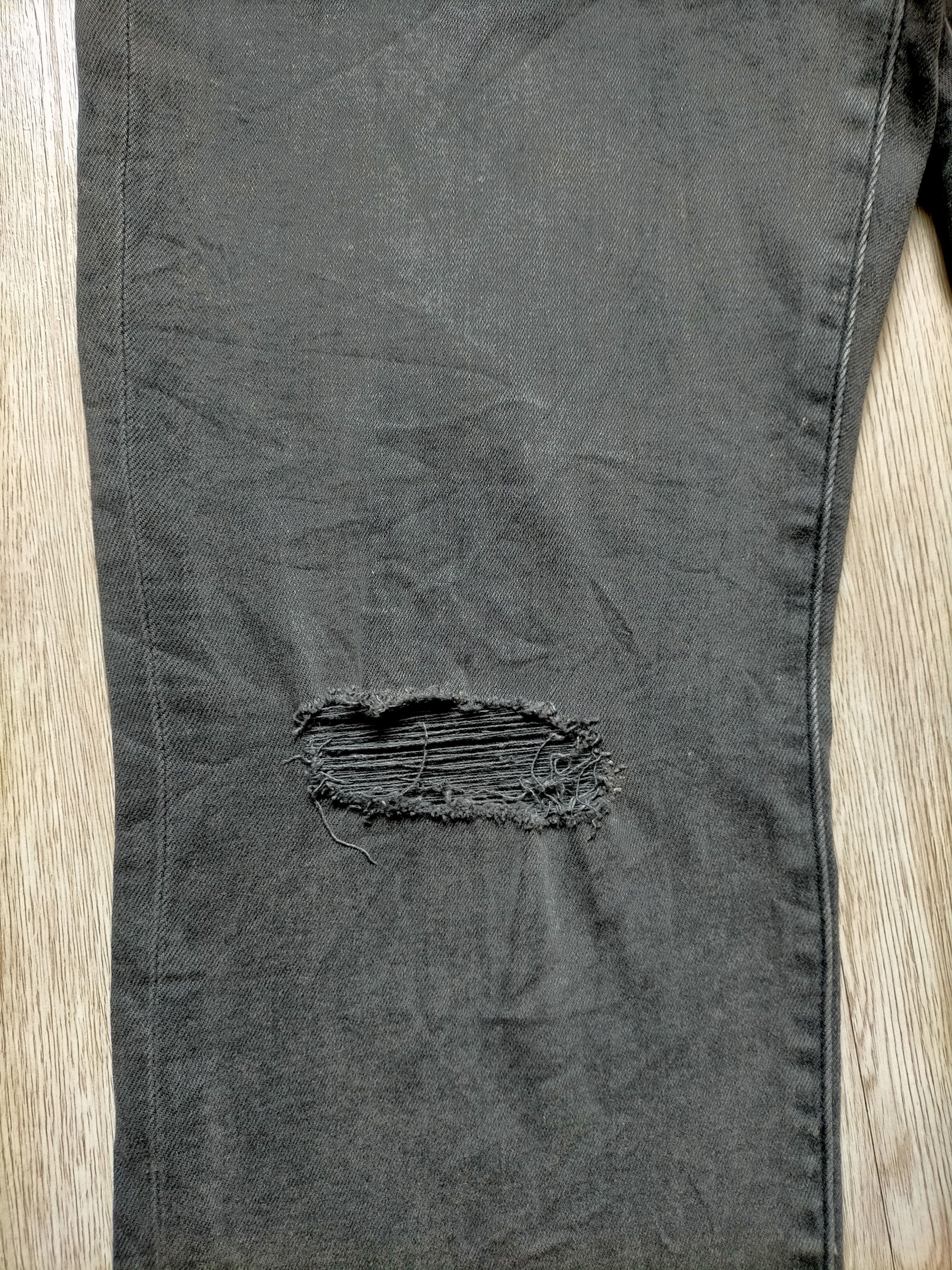 GU × Undercover Gu x Undercover Stretch Black Denim Size US 29 - 7 Thumbnail