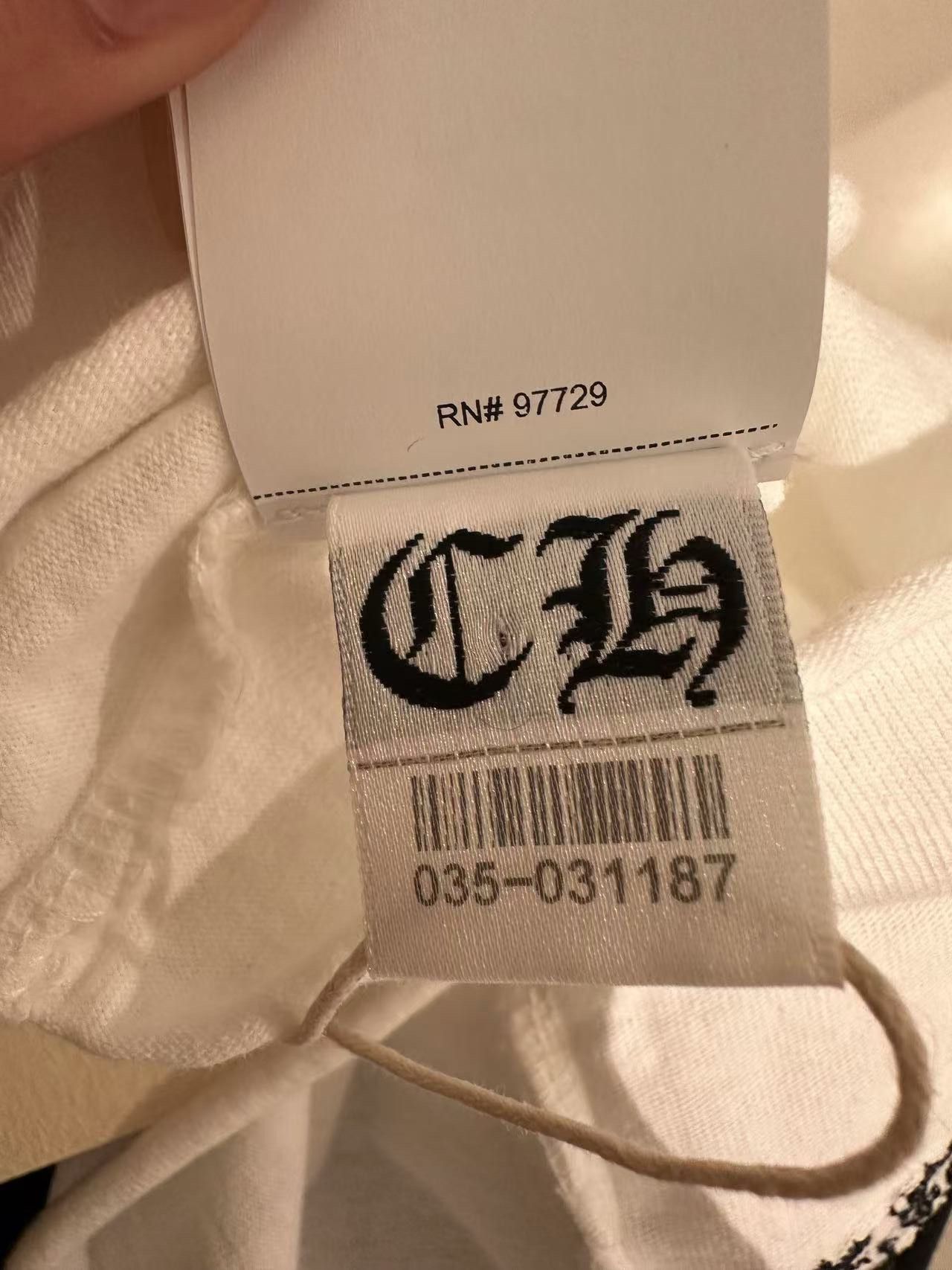 Chrome Hearts Chrome Hearts White Short Version Tank Top Size L / US 10 / IT 46 - 13 Thumbnail