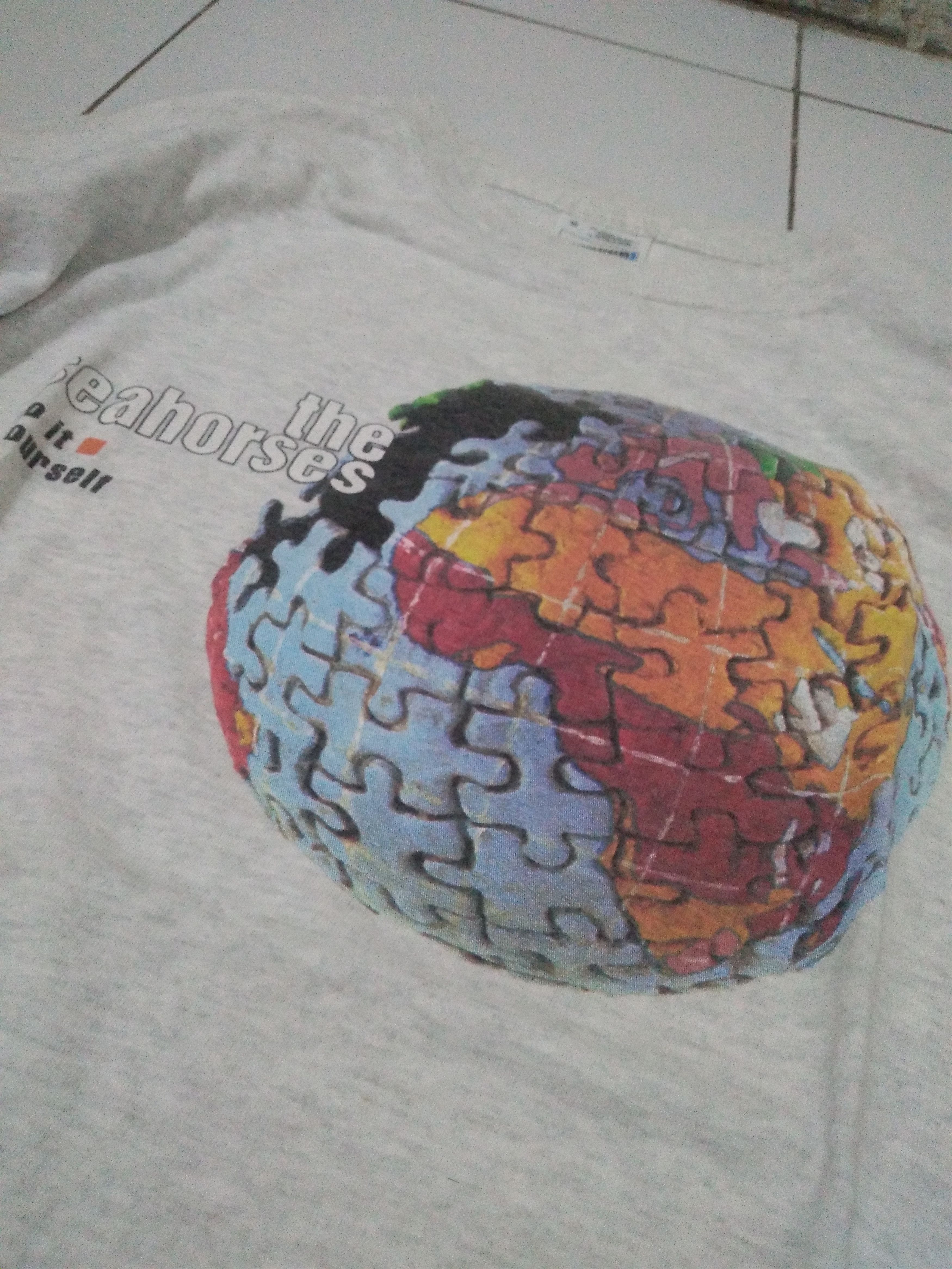 Band Tees × The Smiths × Vintage Vintage 90s The SEAHORSES Band Tee Shirt Size US M / EU 48-50 / 2 - 5 Thumbnail