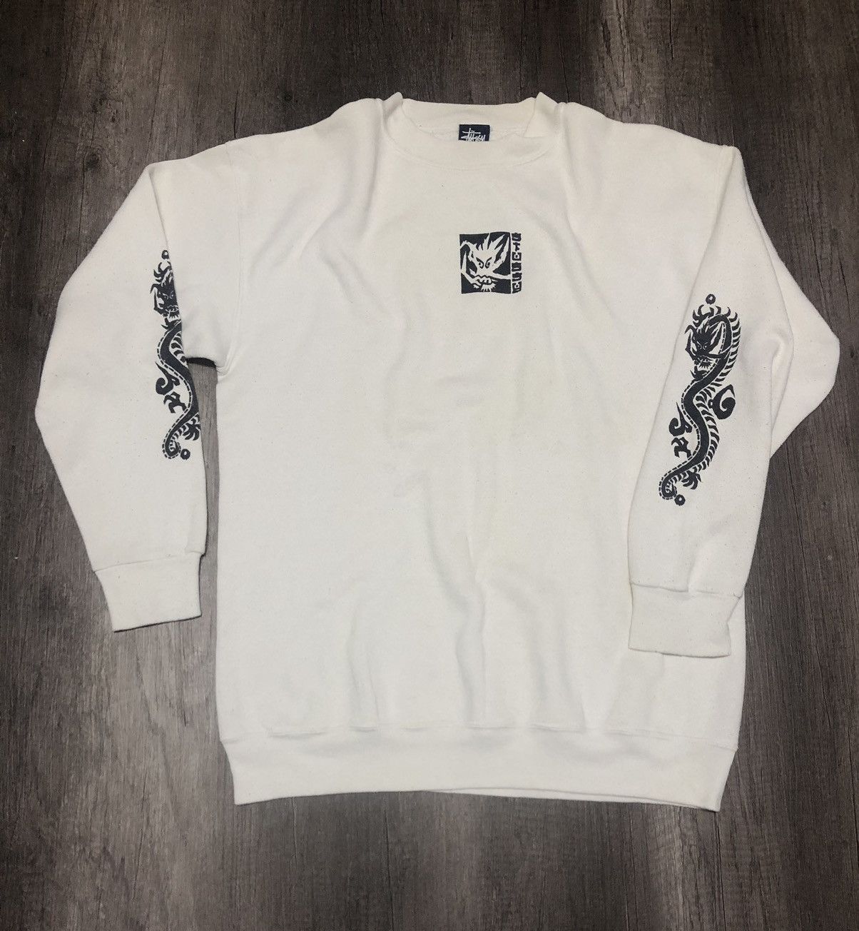 Other Vintage Stussy Dragon Long Sleeve sweatshirt Size US M / EU 48-50 / 2 - 3 Thumbnail