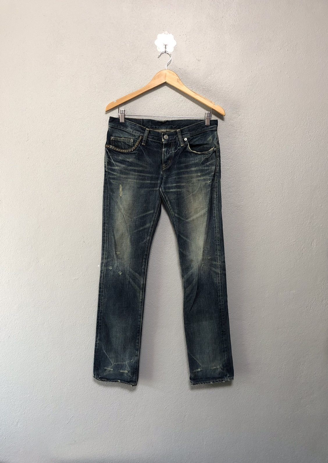 Hysteric Glamour Hysteric Glamour Stud Jeans Distressed Style Size US 30 / EU 46 - 1 Thumbnail