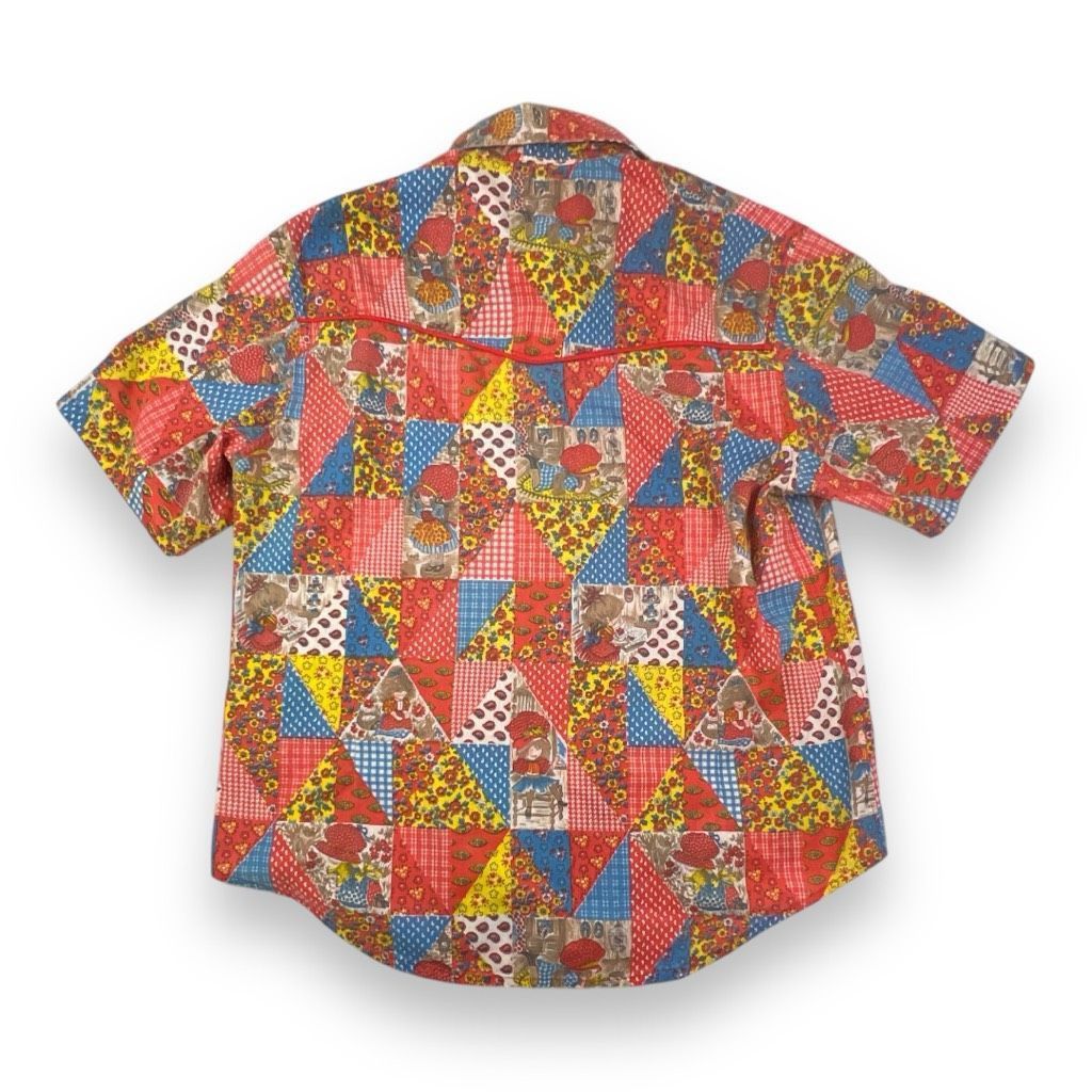 Other Vintage Patchwork Snap Button Top Size Large Size L / US 10 / IT 46 - 5 Thumbnail