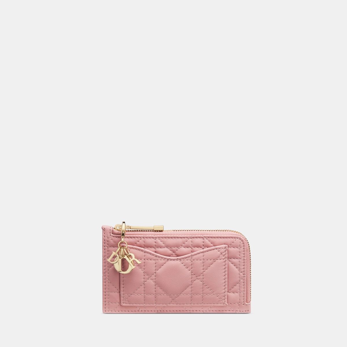 Dior o1bcso1str0226 Size:OS/ Zipped Card Holder in Pink Size ONE SIZE - 1 Thumbnail