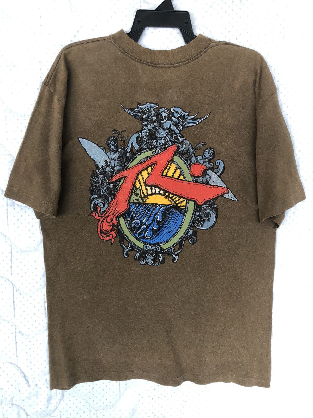 Vintage Vintage 90s RUSTY Streetwear Rare Tee Size US L / EU 52-54 / 3 - 1 Thumbnail
