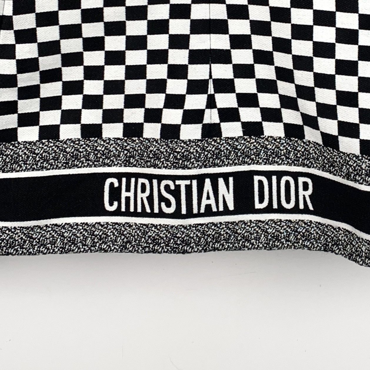 Dior Dior Colorblock Check Cotton Lapel Double Breasted Blazer Size XXS / US 00 / IT 34 - 4 Thumbnail