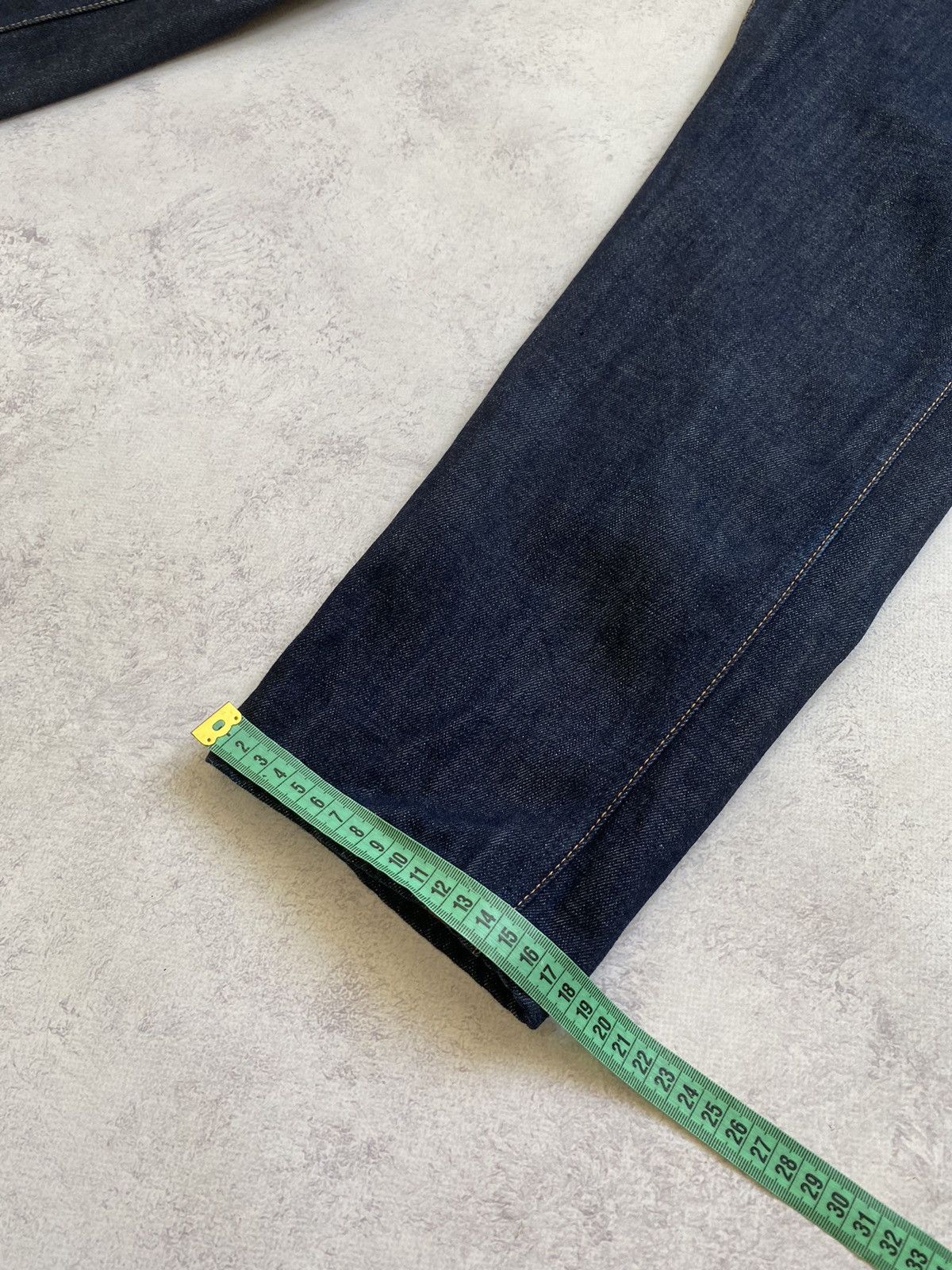 Unused Japanese Men’s Unused Denim Dark Blue Pants Size 3 Size US 32 / EU 48 - 23 Thumbnail