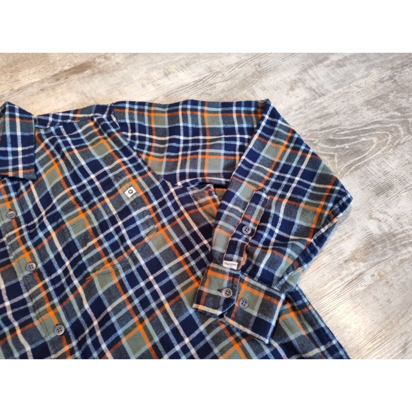 Marmot Marmot Midweight Flannel Shirt Mens L Fairfax Brushed Plaid Button Up Read Model Fairfax Flannel Size US L / EU 52-54 / 3 - 2 Thumbnail