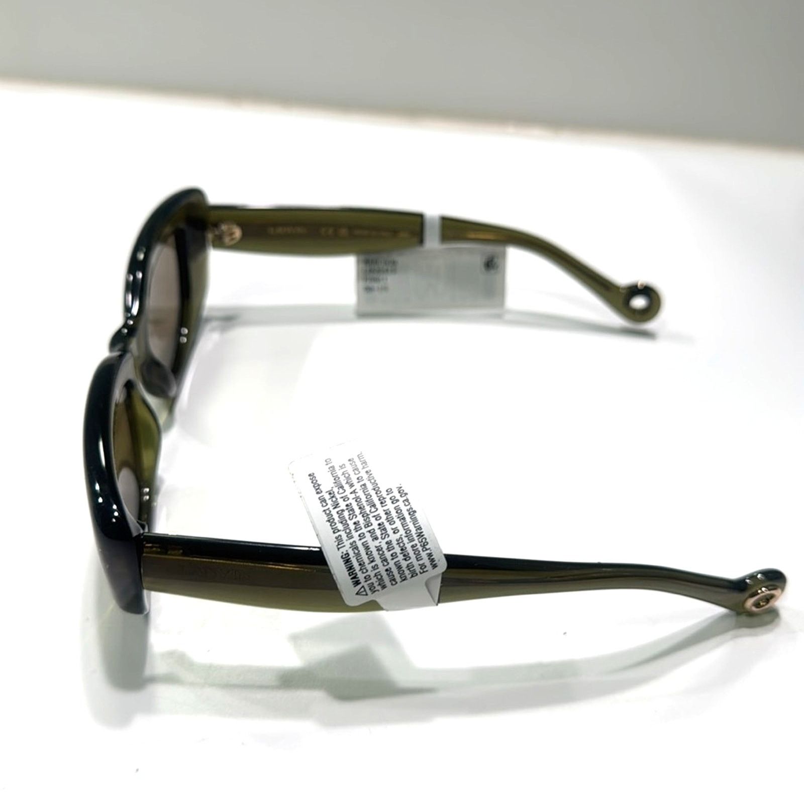 Lanvin Lanvin Daisy 50mm Rectangle Sunglasses Forest Green Size ONE SIZE - 5 Thumbnail
