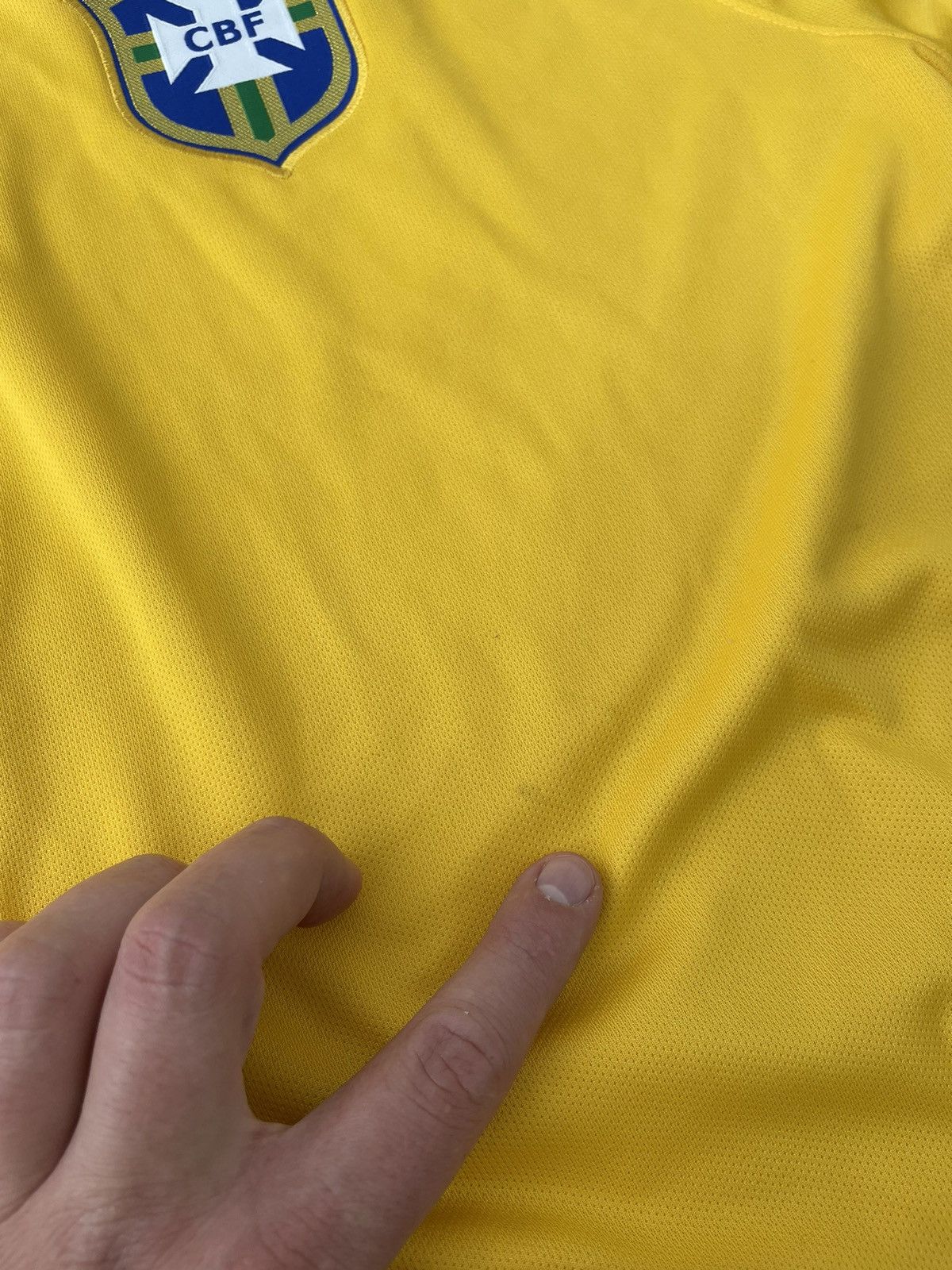 Nike Brazil 🇧🇷 2014 Home Nike Jersey Size US XXL / EU 58 / 5 - 14 Thumbnail