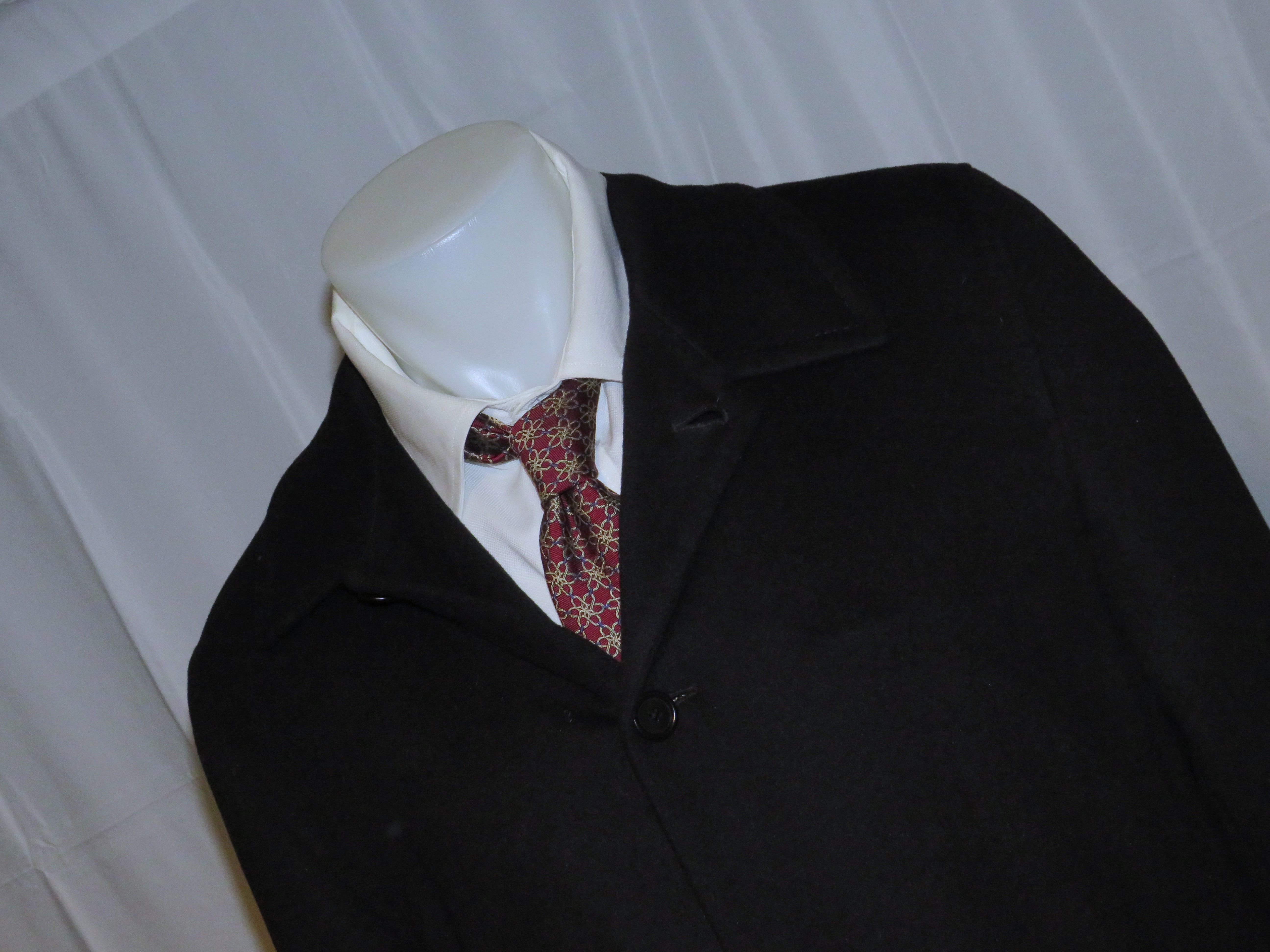 Other Great Scott Angora Blend Black Brushed Flannel Top Coat 46 Size US XL / EU 56 / 4 - 3 Thumbnail