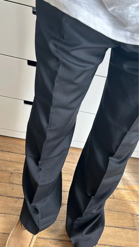 Martine Sitbon aa . 48 . COLLECTOR . AS NEW . WIDE WOOL PANTS . 113PA1002 Size US 32 / EU 48 - 1 Thumbnail