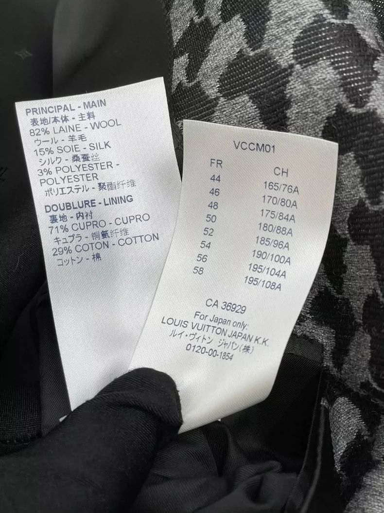 Louis Vuitton LOUIS VUITTON Black and grey jacket 2504-Nextarrow Size US M / EU 48-50 / 2 - 8 Thumbnail
