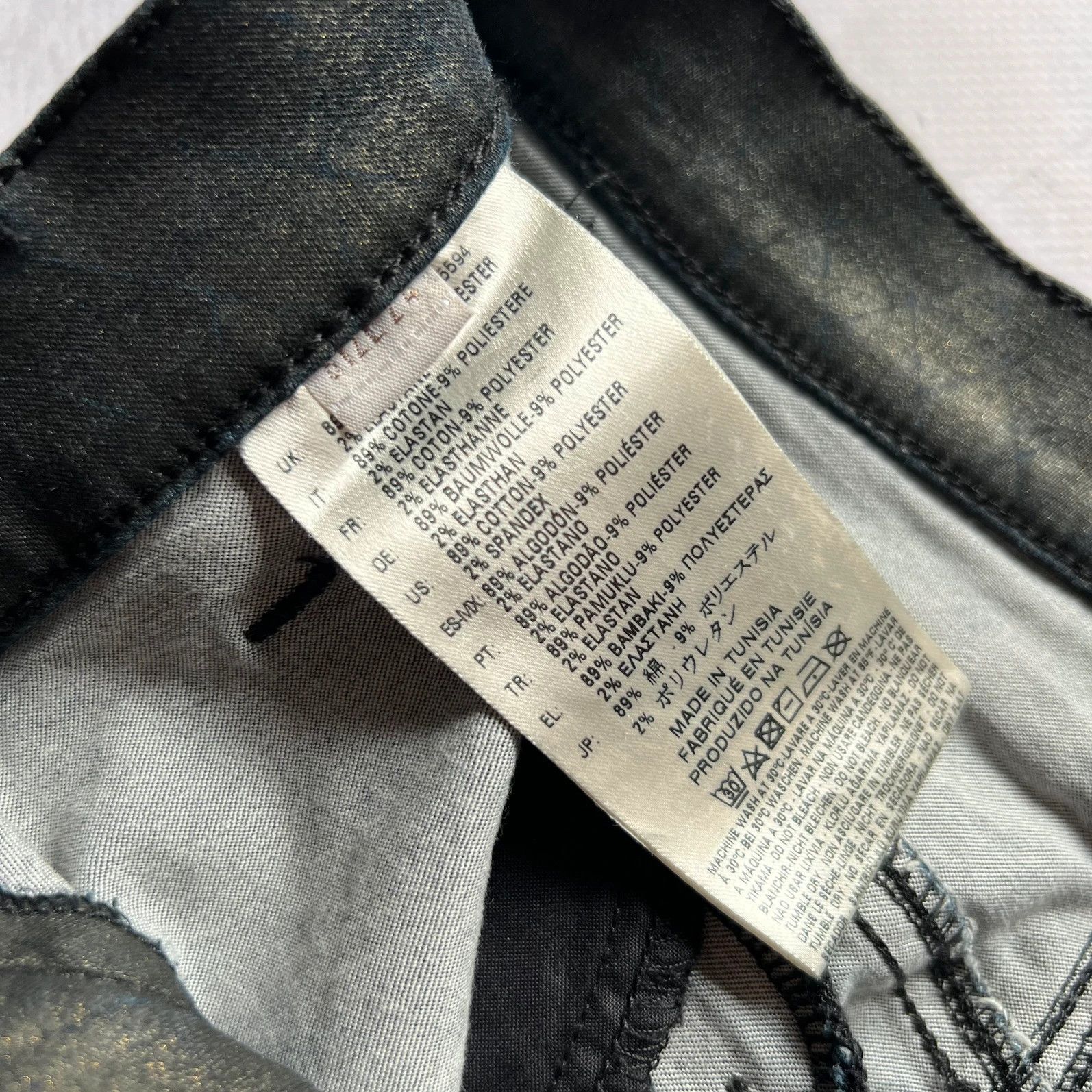 Diesel vintage 00s Diesel Skirt High Waist Knee avant garde Y2K Size 30" / US 8 / IT 44 - 7 Thumbnail
