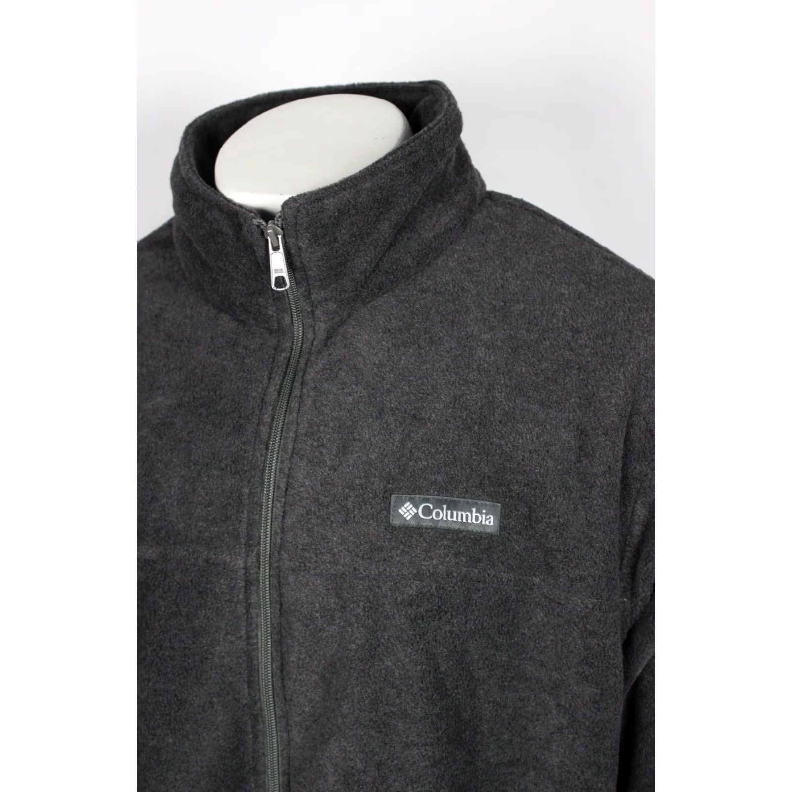 Vintage Columbia Men's Mount Grant Fleece Full Zip Jacket Big 2X Charcoal Size US XXL / EU 58 / 5 - 4 Thumbnail