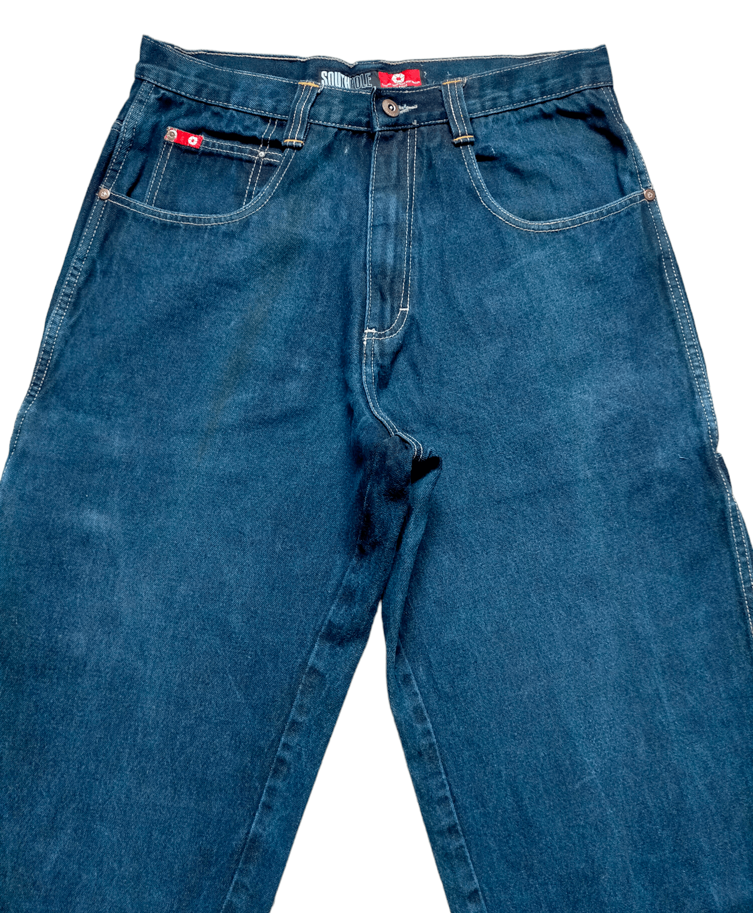 JNCO × Southpole × Vintage Southpole Carpenter Embroiderey Baggy Jeans Size US 32 / EU 48 - 8 Thumbnail