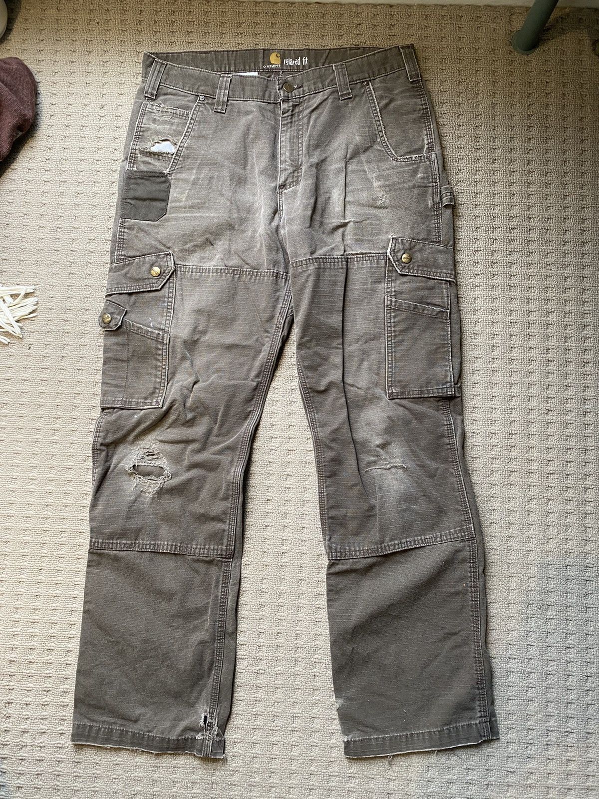 Carhartt Carhartt Brown Cargo Pants Size US 34 / EU 50 - 1 Thumbnail