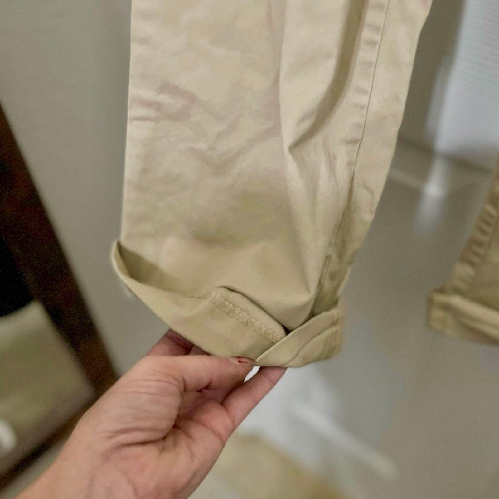Gap GAP Perfect Khakis with Cuffed Hem in Tan, 4P Size 27" / US 4 / IT 40 - 4 Thumbnail