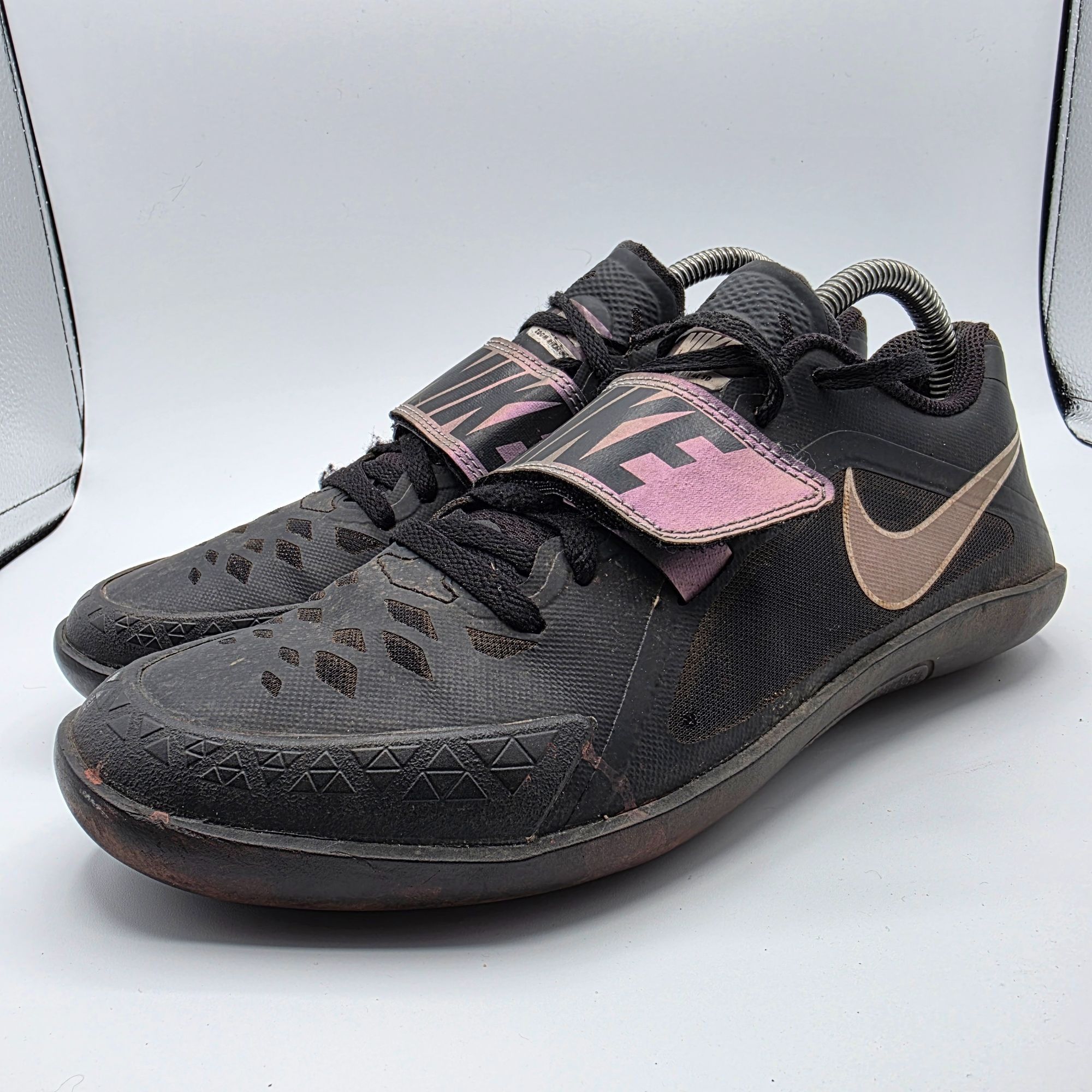 Nike Nike Zoom Rival SD Track And Field Mens Size 8 Black Purple Size US 8 / EU 41 - 3 Thumbnail