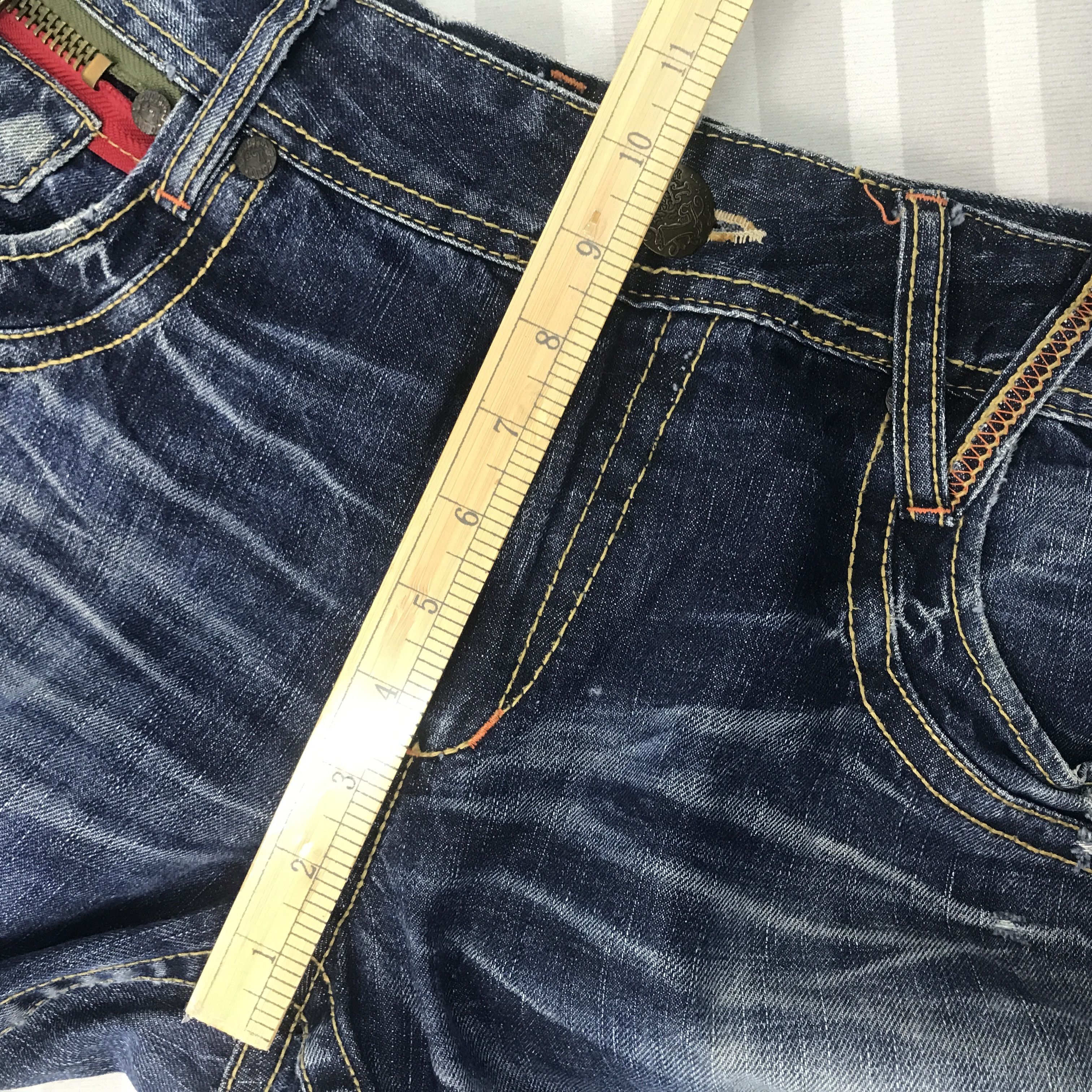 Vintage Vintage Lolita Distressed denim faded Jeans Size US 34 / EU 50 - 8 Thumbnail