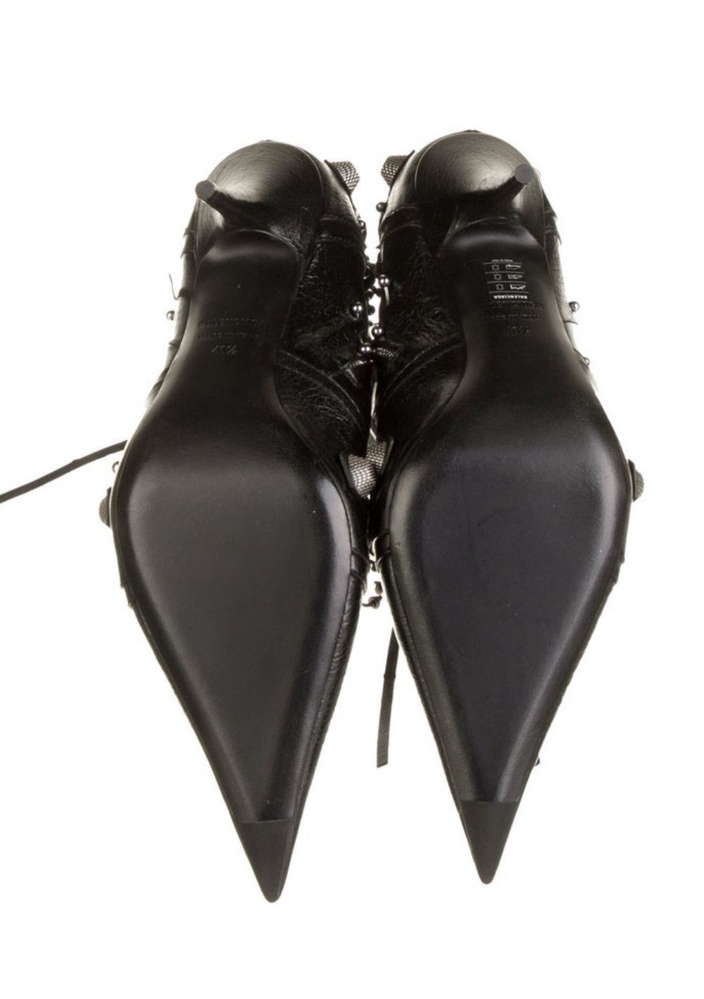 Balenciaga 🔥$4.5 VALUE🔥Cagole Piercing Leather Tall Boots Size US 10.5 / IT 40.5 - 4 Thumbnail