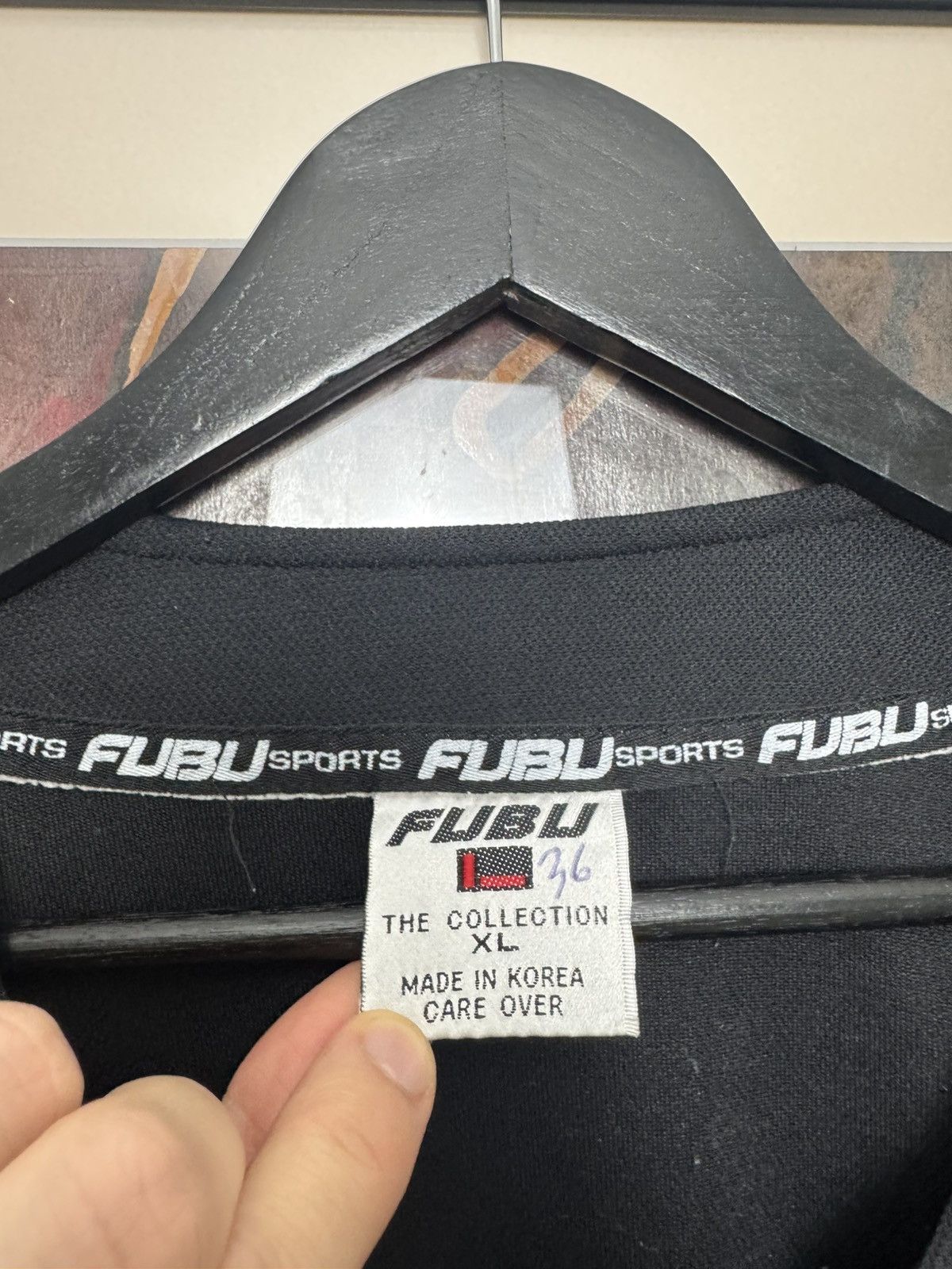 Fubu Fubu Vintage Rap Sport Jersey USA Rare Hype Skate Baseball Size US XL / EU 56 / 4 - 4 Thumbnail