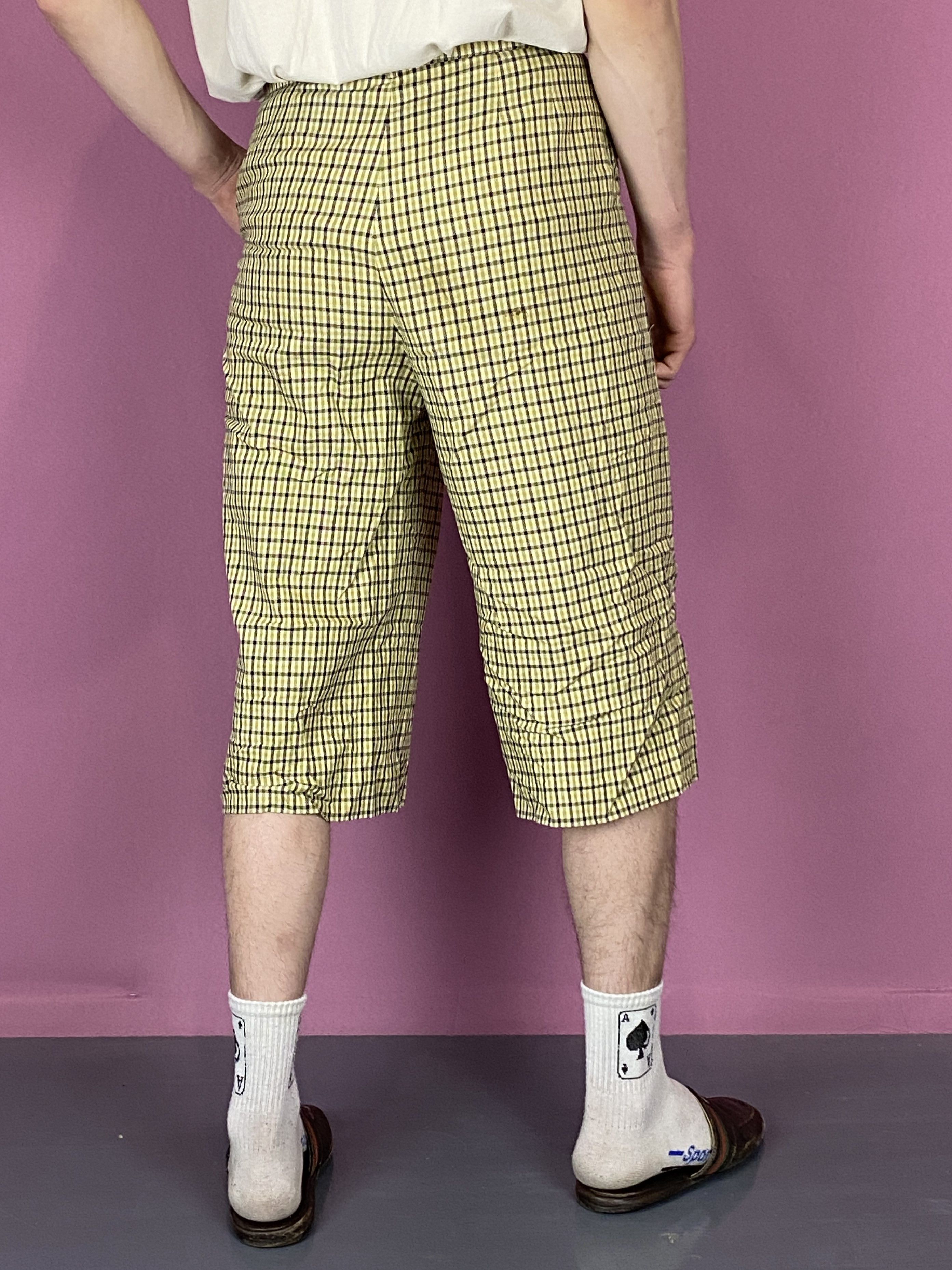 Aquascutum × Vintage Aquascutum Vintage Men's Check Bermuda Shorts - Size US 12 Size US 34 / EU 50 - 3 Thumbnail