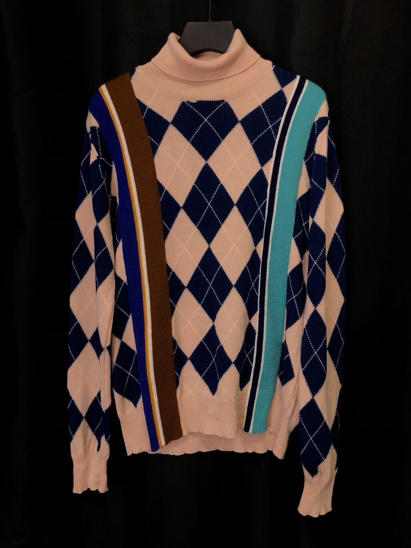 Comme des Garcons × Comme des Garcons Homme Argyle Knit Sweater