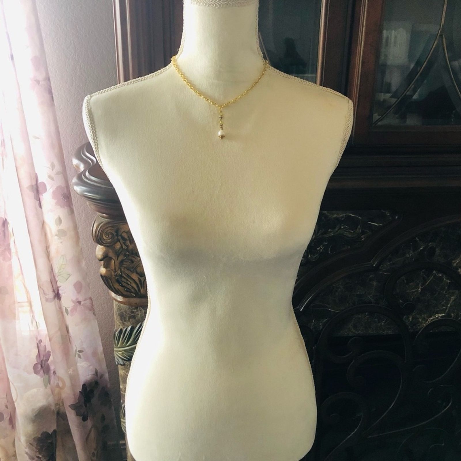 Handmade Hand crafted genuine pearl pendant necklace Size ONE SIZE - 6 Thumbnail