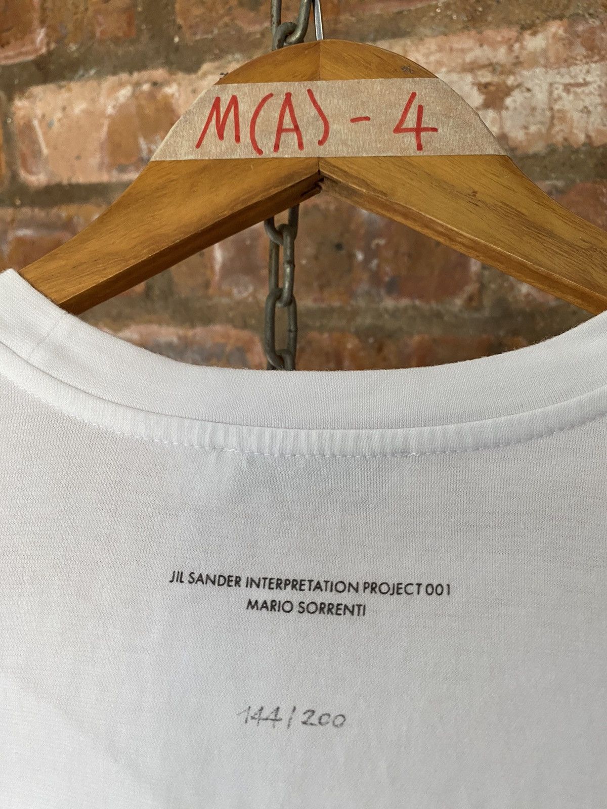 Jil Sander × Raf Simons SS17 Limited 144/200 Jil Sander Mario Sorennti tee Size US L / EU 52-54 / 3 - 7 Thumbnail