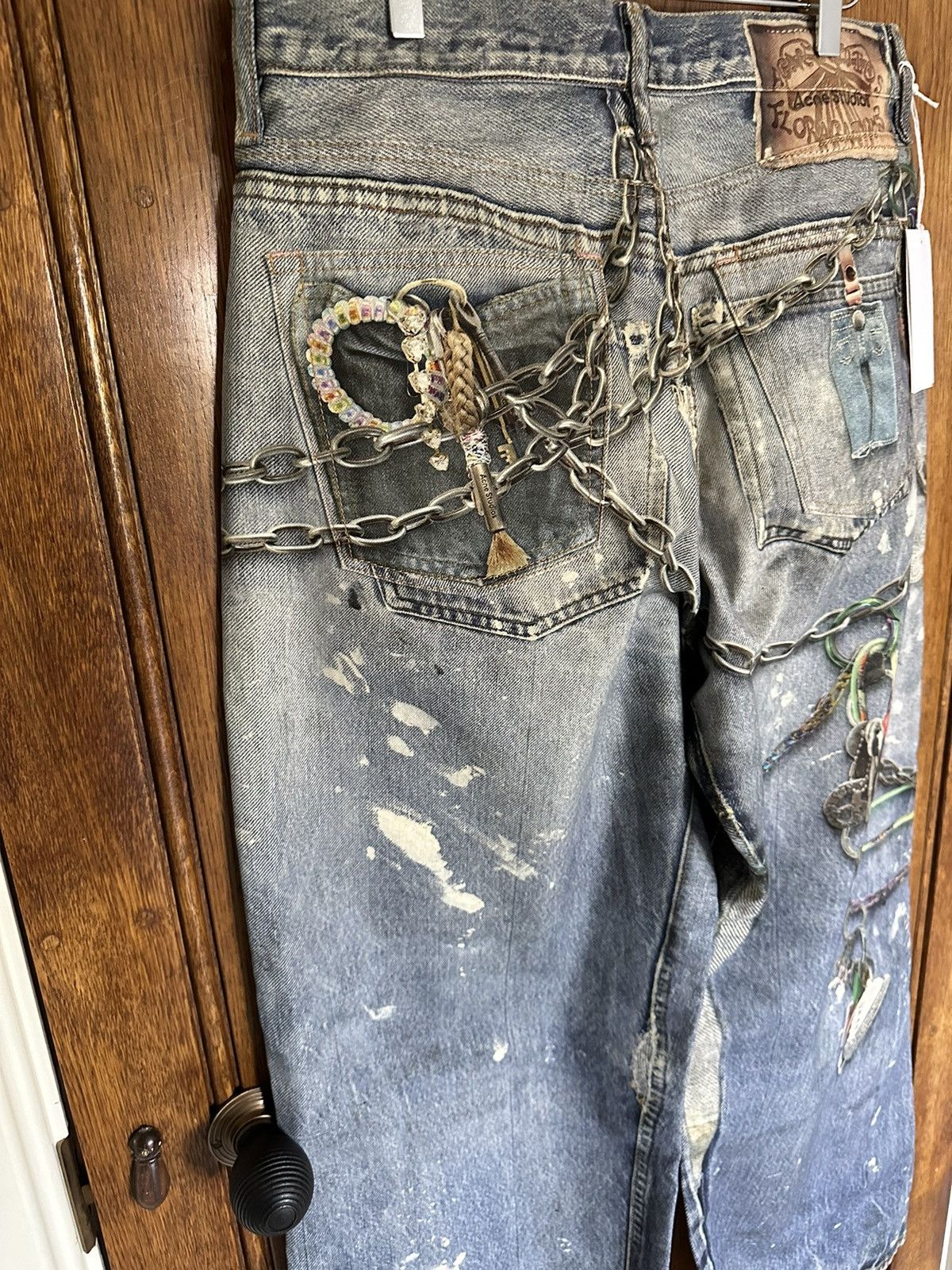 Acne Studios SS24 Acne studios loose fit rope chain jeans 48 Size US 32 / EU 48 - 21 Thumbnail
