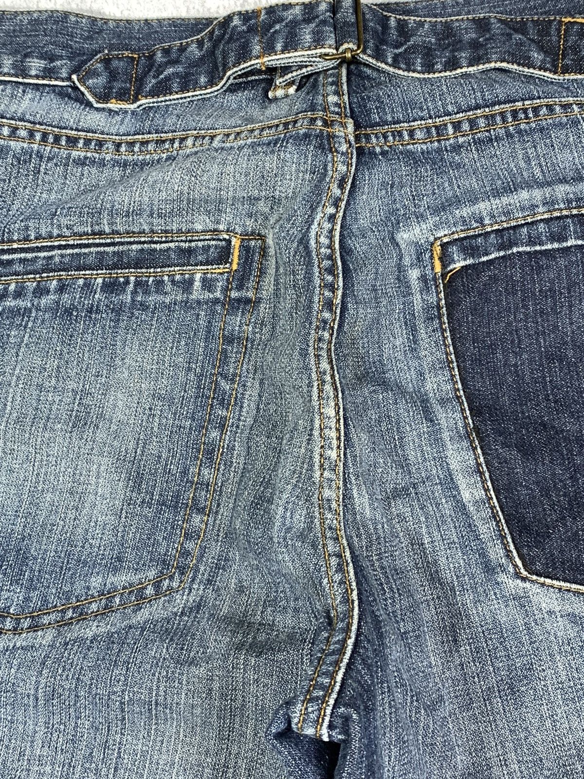 Vintage Vintage Y2K Faded straight denim jeans streetwear size 33x34 Size US 33 - 4 Thumbnail