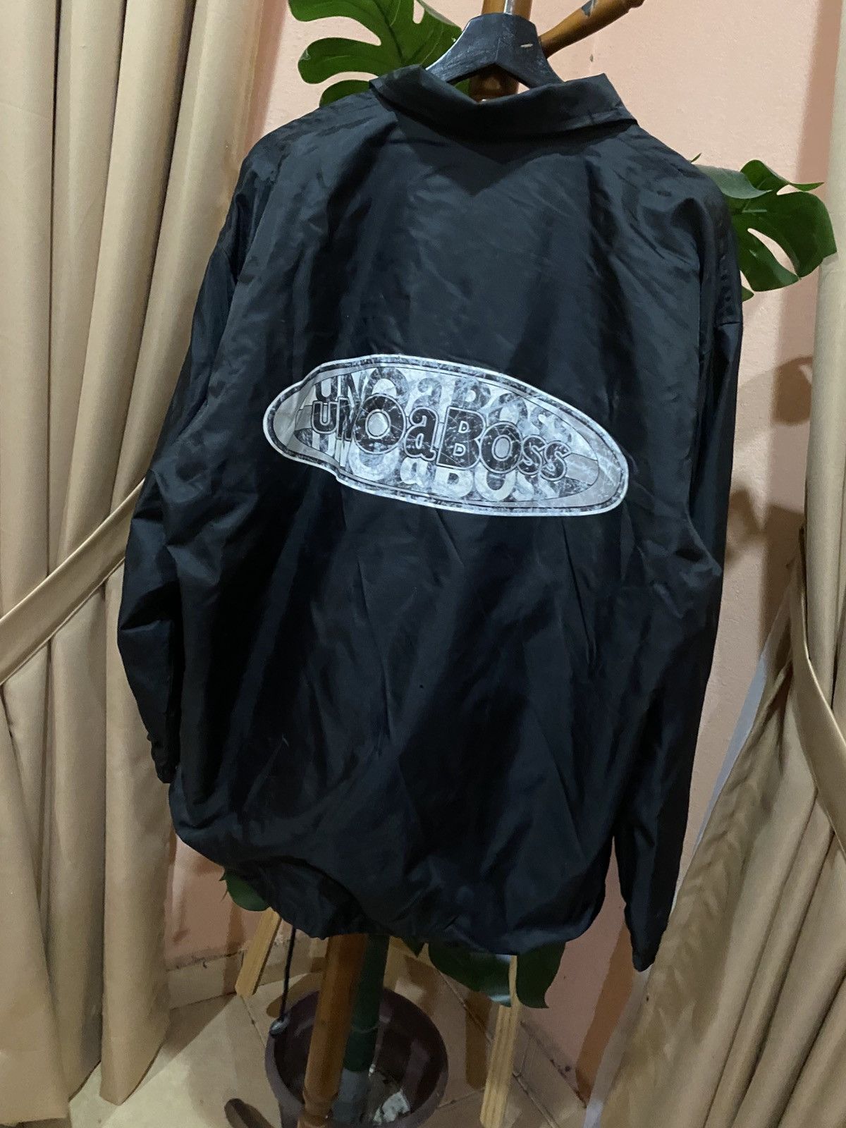 Other UNO & BOSS Black Nylon Coach Jacket – Vintage Streetwear Size US L / EU 52-54 / 3 - 6 Thumbnail