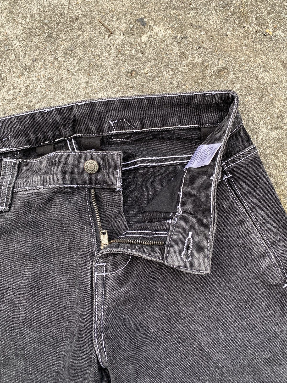 If Six Was Nine × Japanese Brand × Le Grande Bleu (L.G.B.) John Galt Buckle Back Flare Denim Size US 30 / EU 46 - 12 Thumbnail