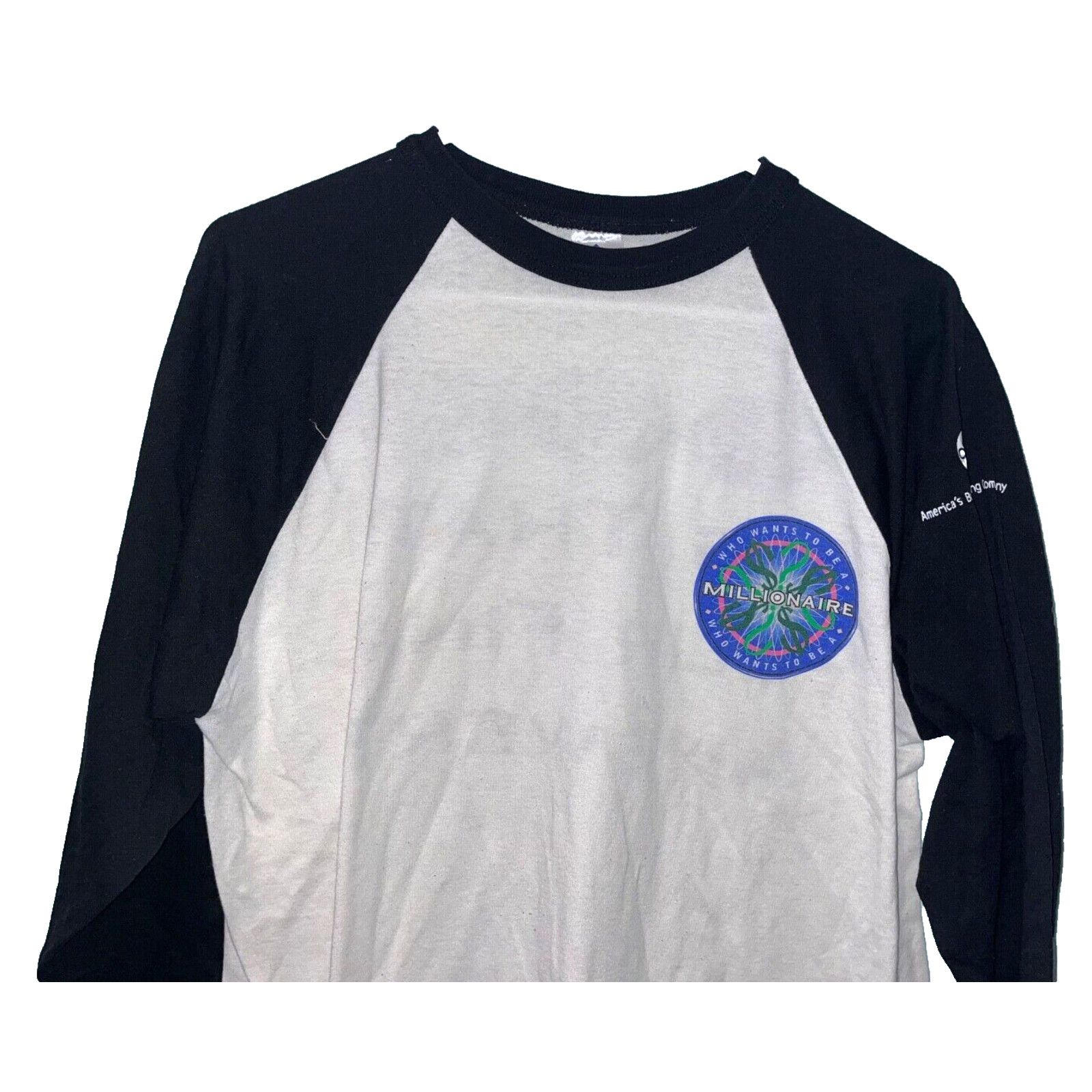 Augusta Sportswear Who Wants To Be A Millionaire Game Show T Shirt L 3/4 Sleeve Size US L / EU 52-54 / 3 - 8 Thumbnail