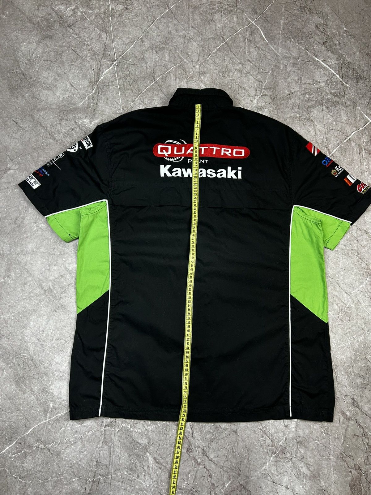 Formula 1 Kawasaki Vintage Racing Button Up Shirt Moto Size US XXL / EU 58 / 5 - 6 Thumbnail