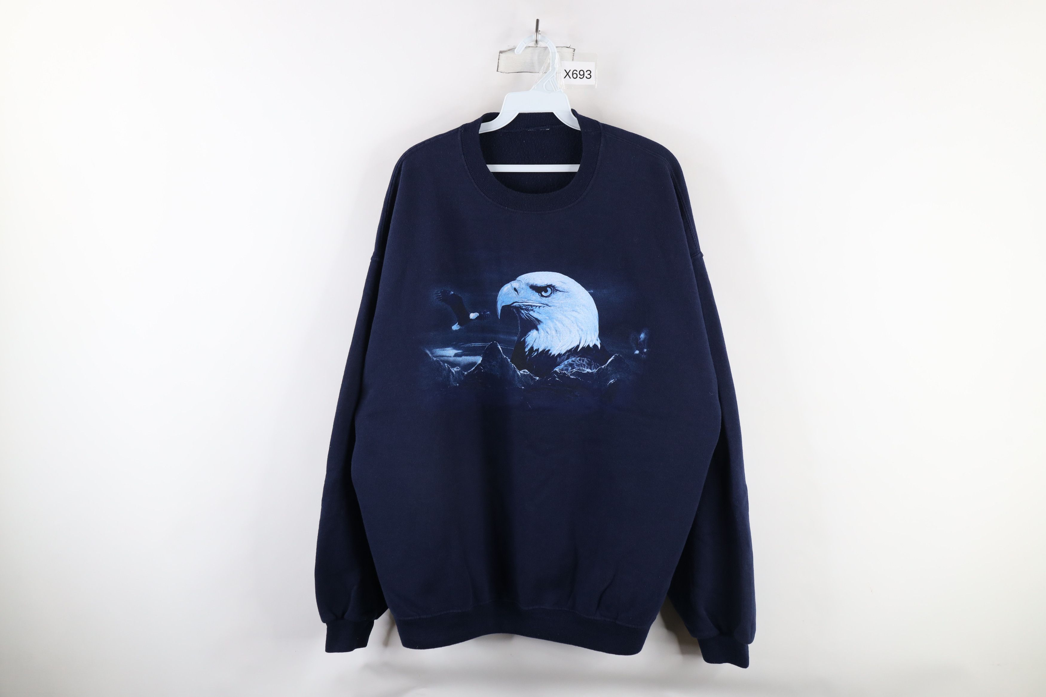 Vintage Vintage 90s Streetwear Eagle Mountains Crewneck Sweatshirt Size US XL / EU 56 / 4 - 1 Thumbnail