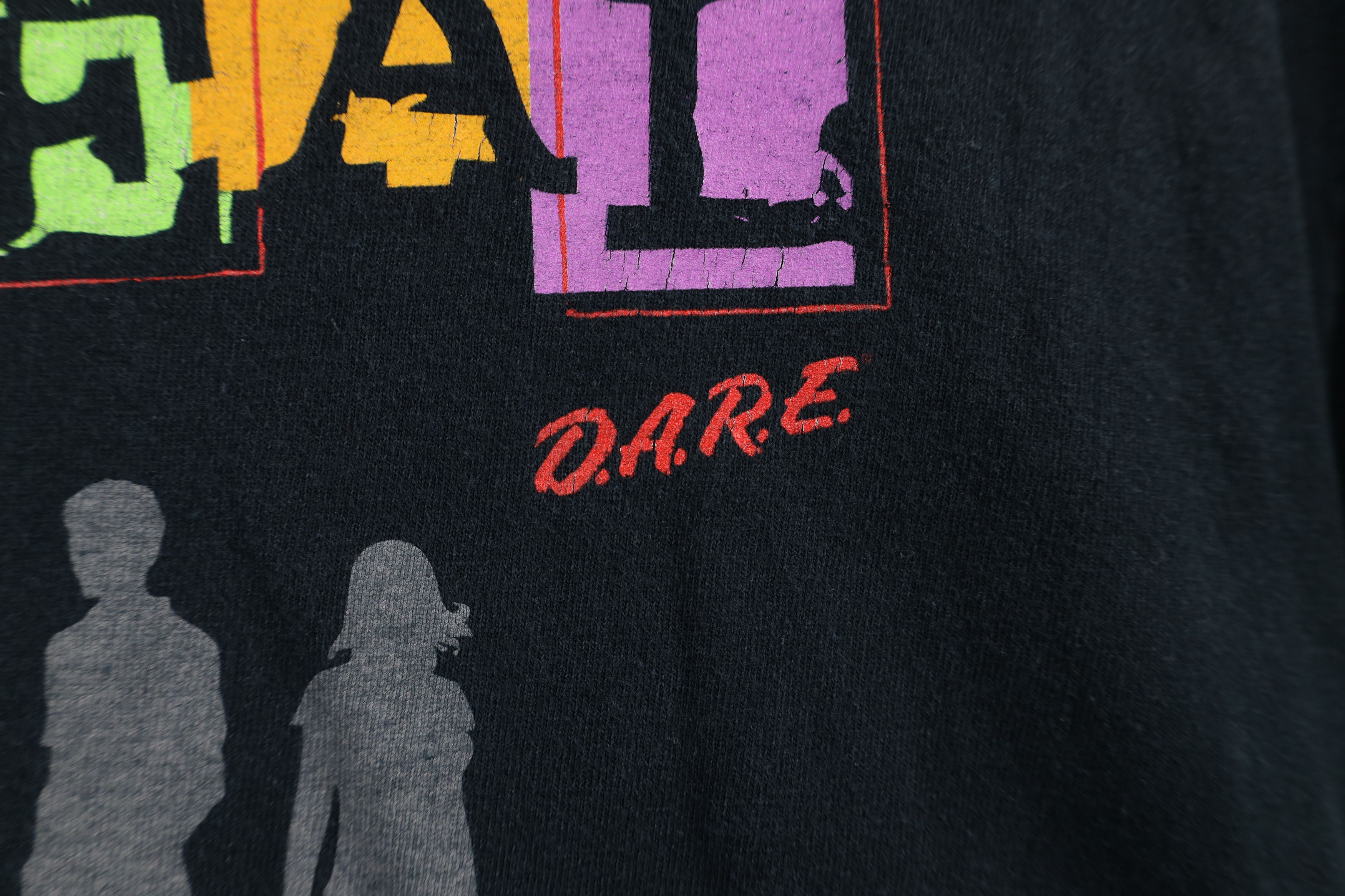 Vintage Vintage Streetwear Spell Out DARE Keeping It Real T-Shirt Size US M / EU 48-50 / 2 - 5 Thumbnail