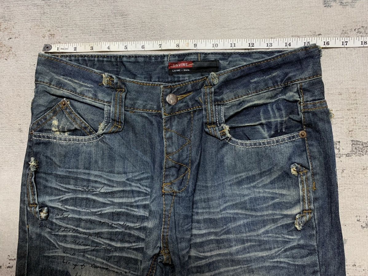 If Six Was Nine 💥BINDING OFFER💥Flared Jeans Lavine Distressed Denim Low Rise Size US 30 / EU 46 - 9 Thumbnail