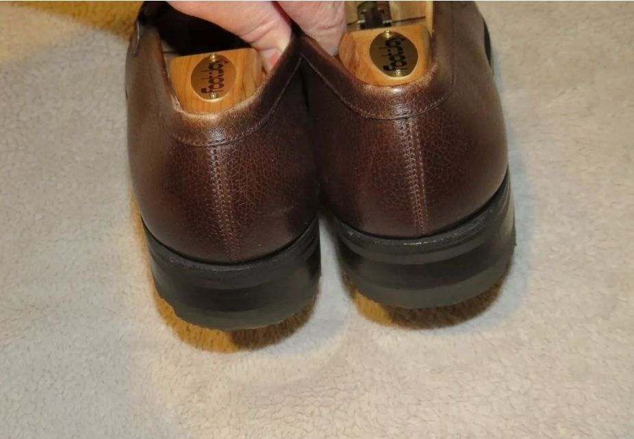 J.M. Weston Brown Grain Leather Split Toe Loafer 11.5 C NWB Size US 11.5 / EU 44-45 - 9 Thumbnail
