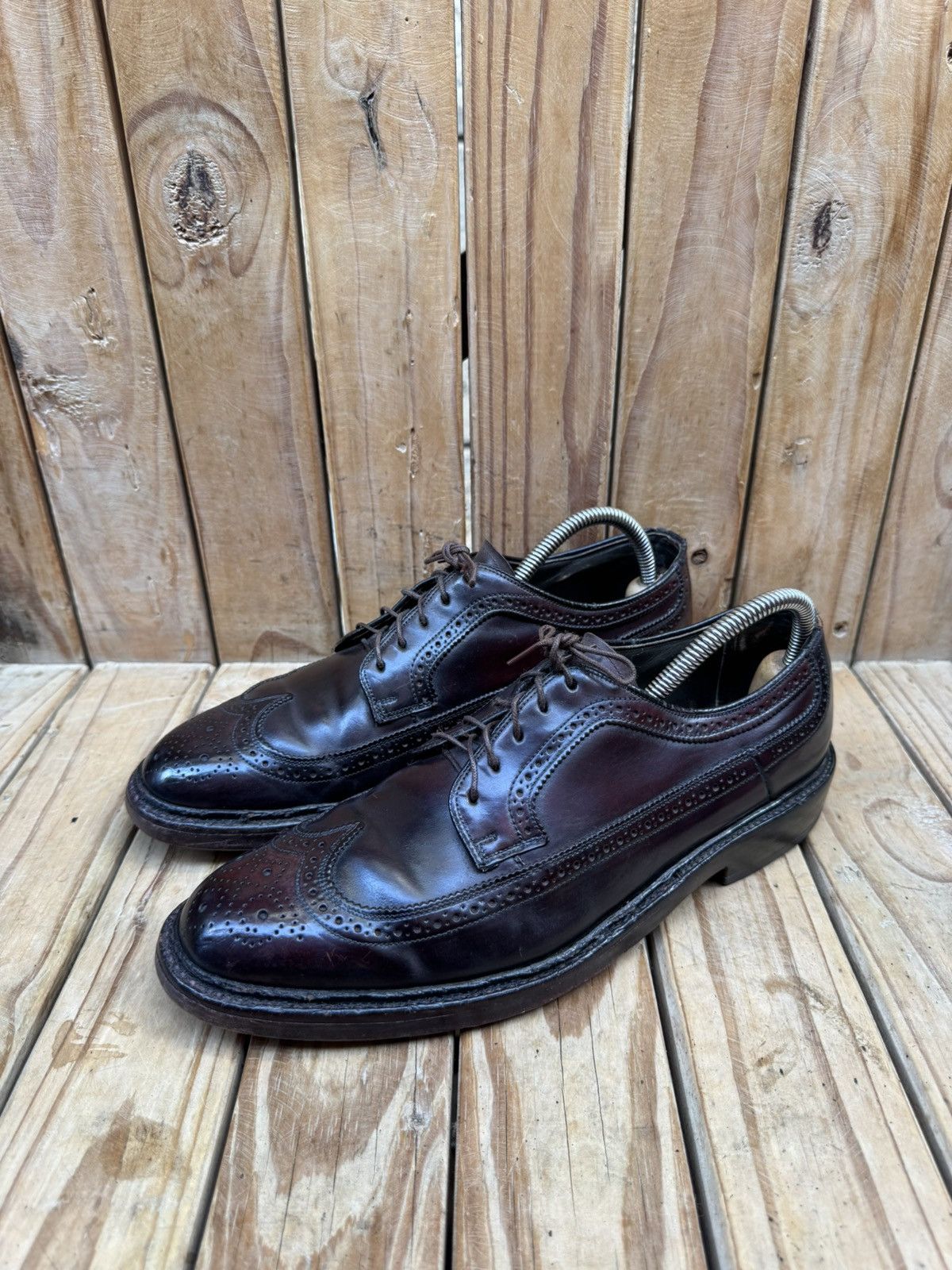 Hanover Hanover brogue wingtip shell cordovan Men’s dress shoes US 9 Size US 9 / EU 42 - 1 Thumbnail