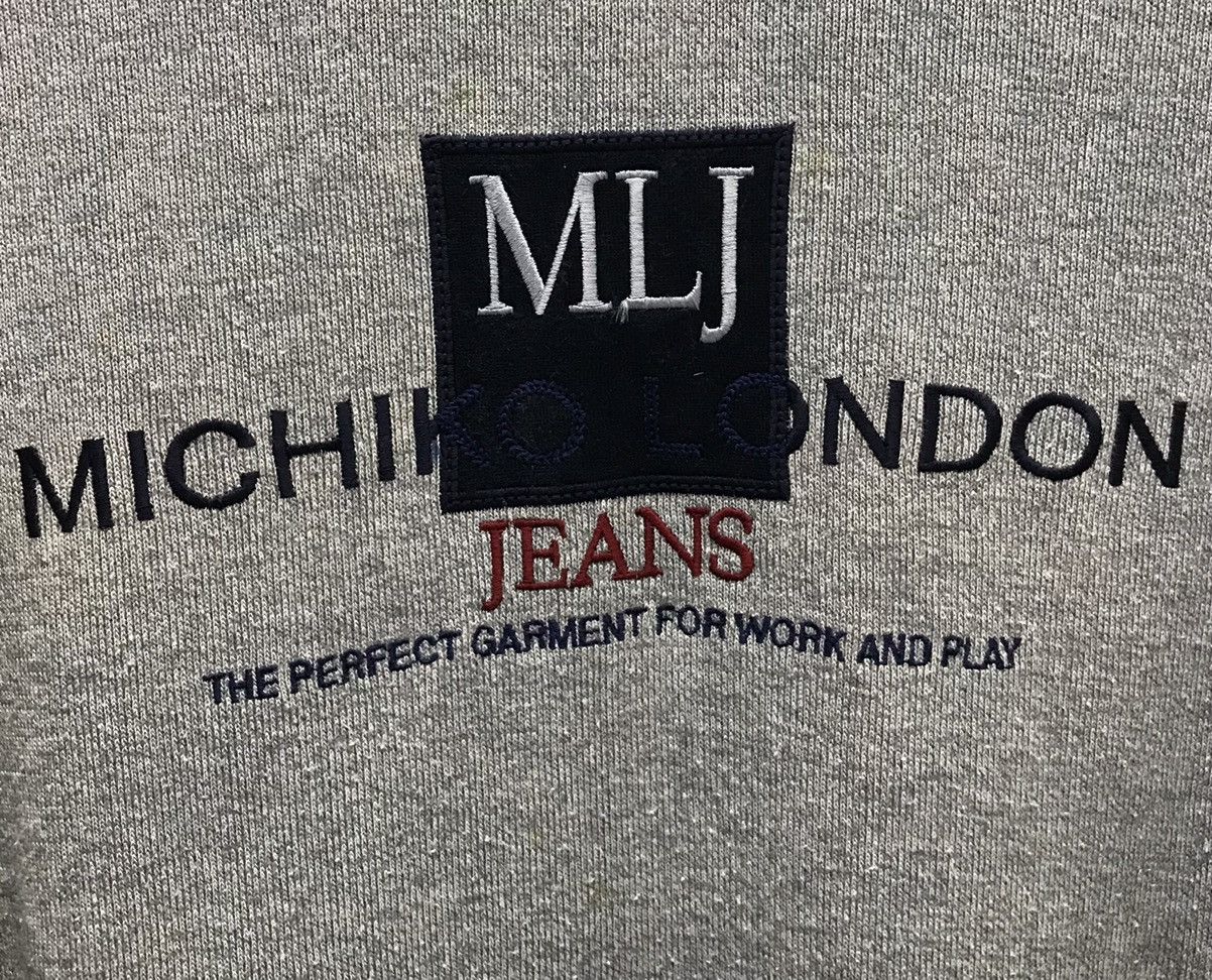 Michiko Koshino London × Vintage Vintage Michiko London Jeans Sweatshirt Size US L / EU 52-54 / 3 - 4 Thumbnail