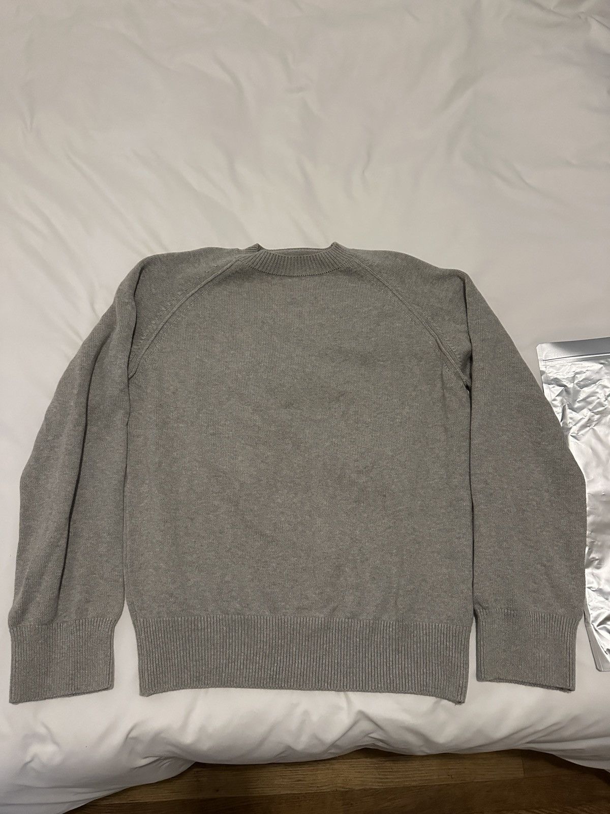 Vuja De VUJA DE x WAYH SCOTT AFFIX FLEECE SWEATER IN ANGORA WOOL