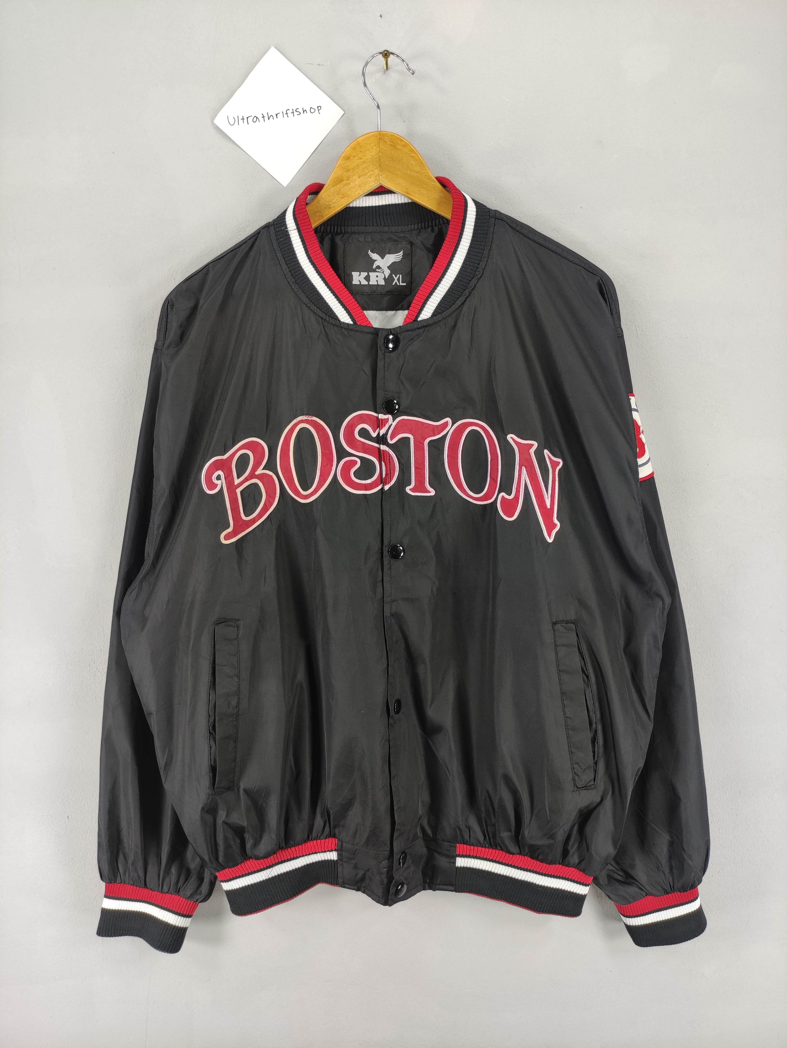 Japanese Brand Vintage Kr Varsity Jacket Boston Snap Button Size US XL / EU 56 / 4 - 1 Thumbnail