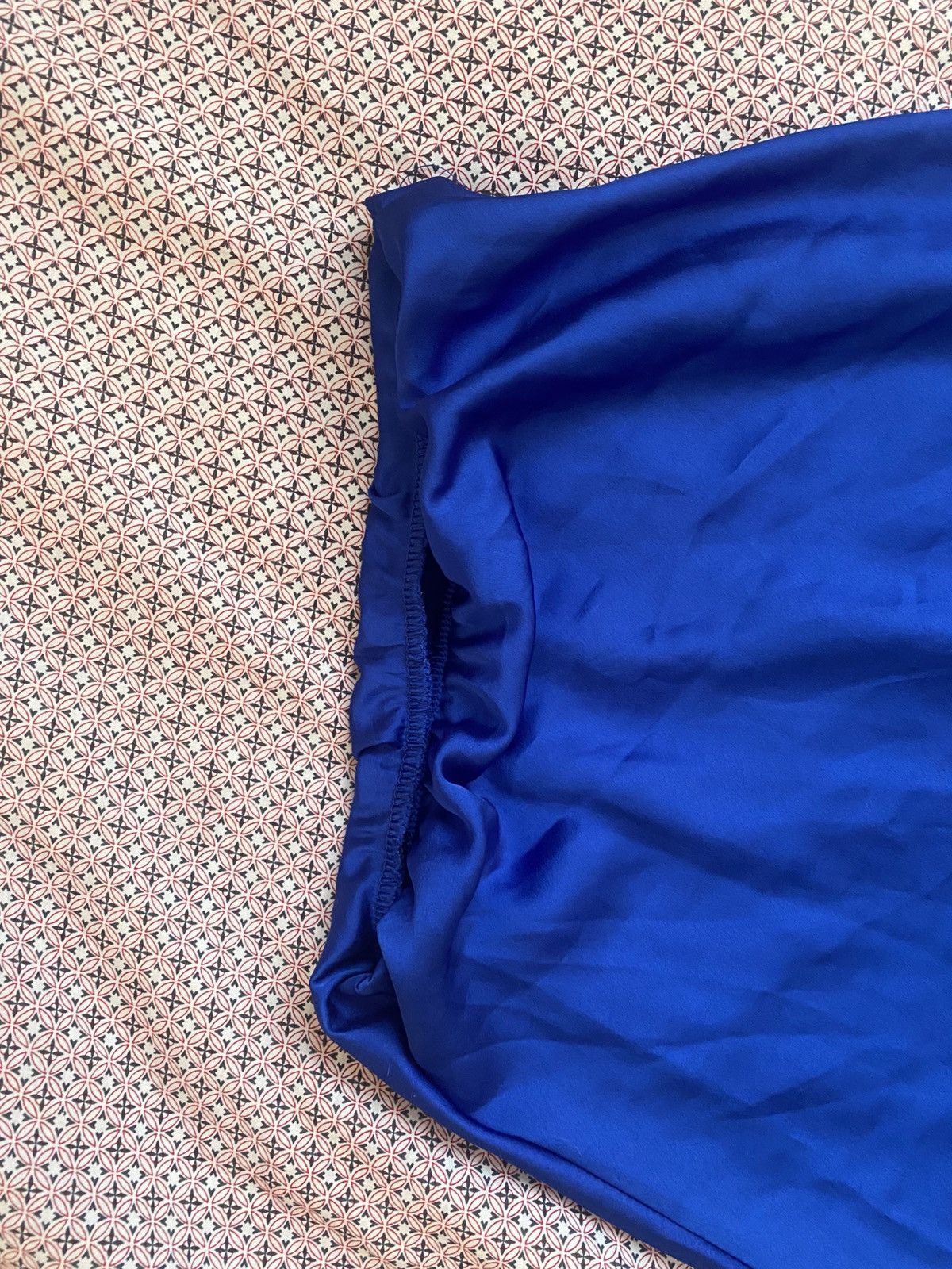 Other Blue satin skirt. Size 27" / US 4 / IT 40 - 4 Thumbnail