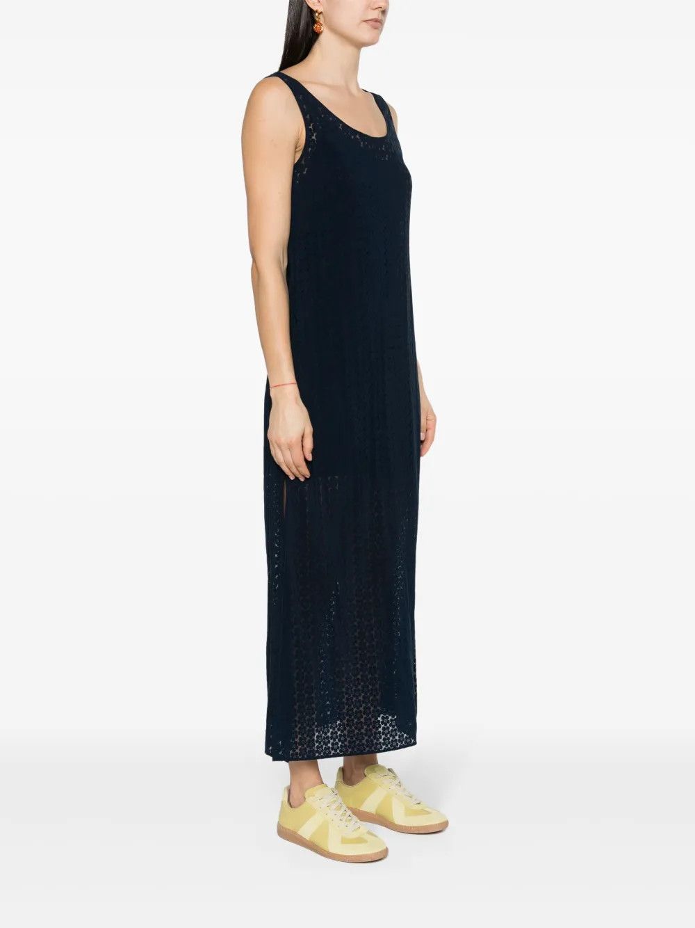 Kenzo o1y1025 Maxi Dress in Midnight Blue Size XS / US 0-2 / IT 36-38 - 2 Thumbnail