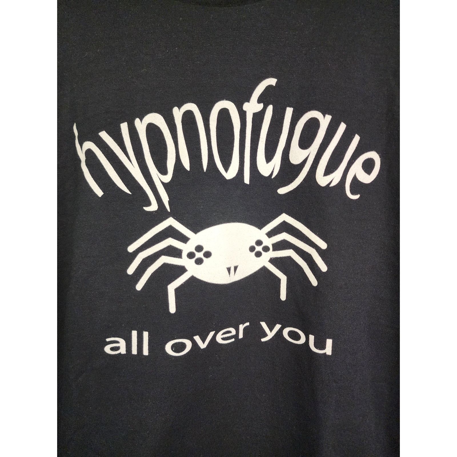 Fruit Of The Loom Hypnofugue Black T-Shirt Fruit of the Loom Large Graphic Tee Size US L / EU 52-54 / 3 - 2 Thumbnail
