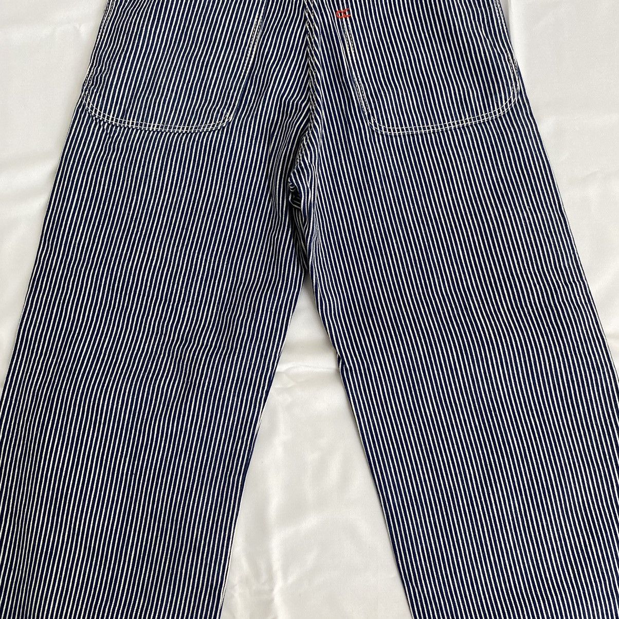 45rpm VTG 45rpm Blue Cafe Hickory Striped Workwear Denim Jeans Size US 27 - 14 Thumbnail